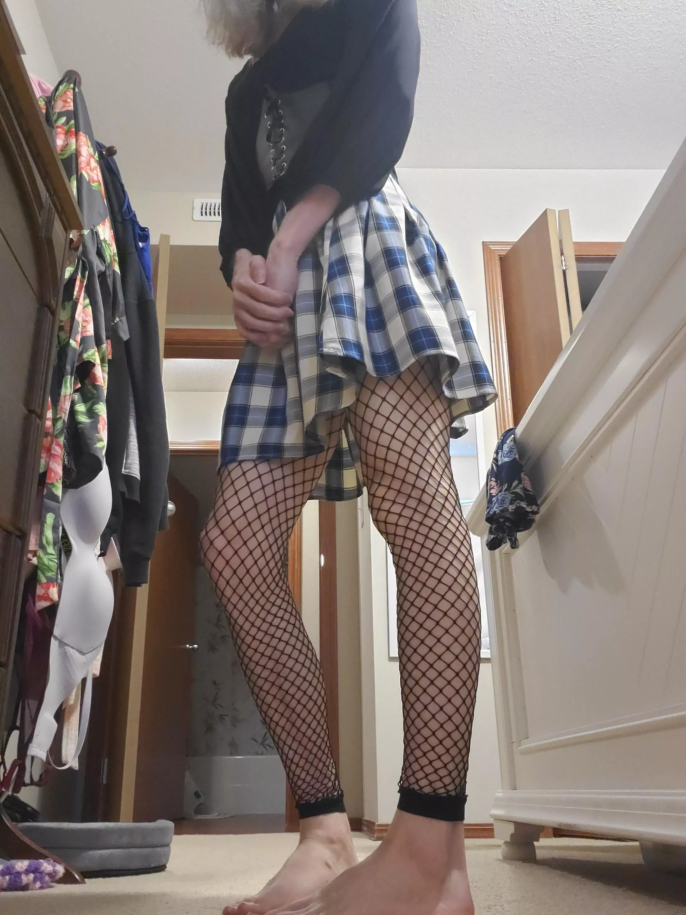 What do you think of me in my fishnets?? ðŸ¥º