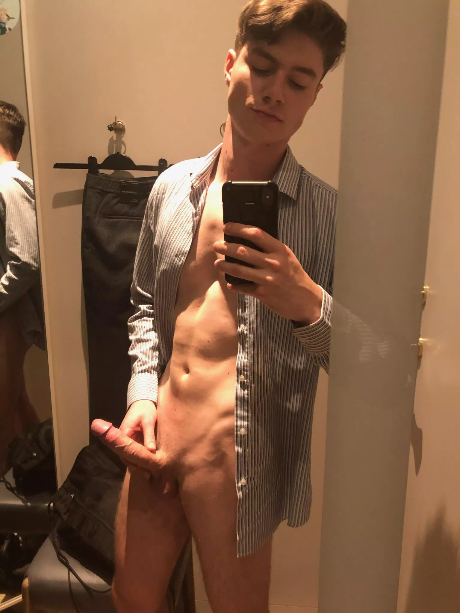 What do you want to do in the changing room?