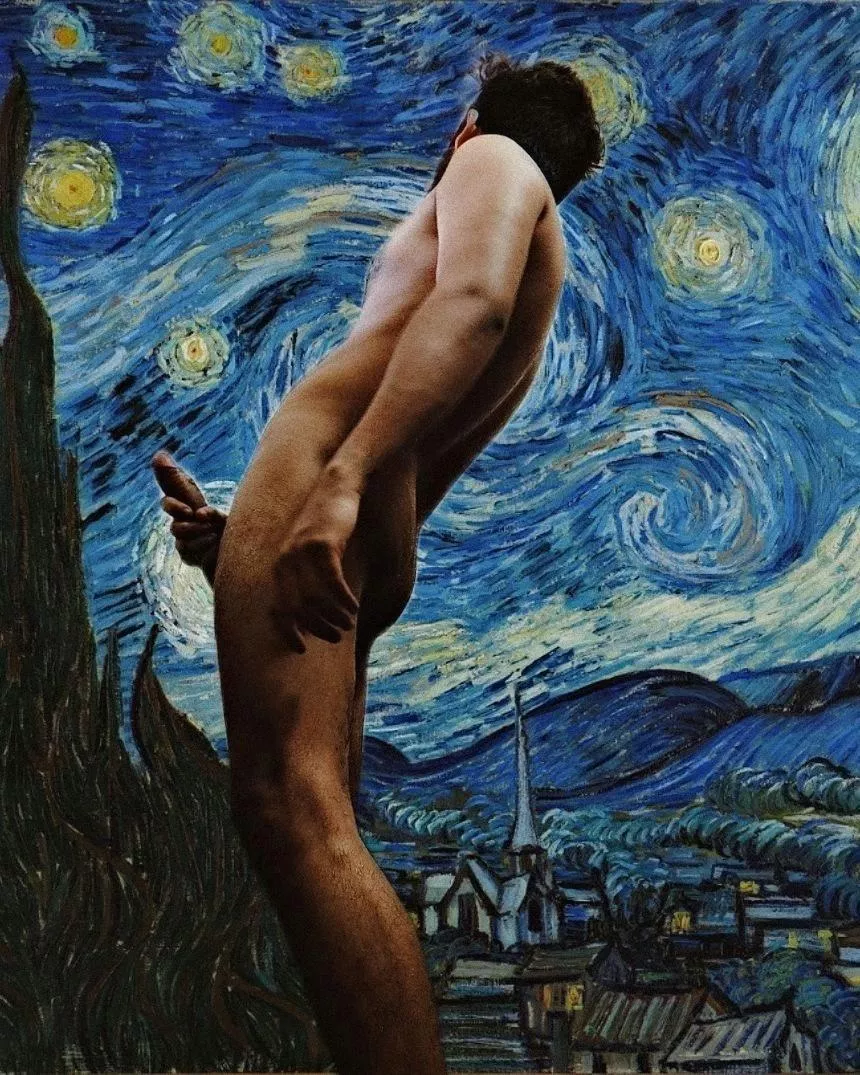 What is better than standing naked under The Starry Night? ✨