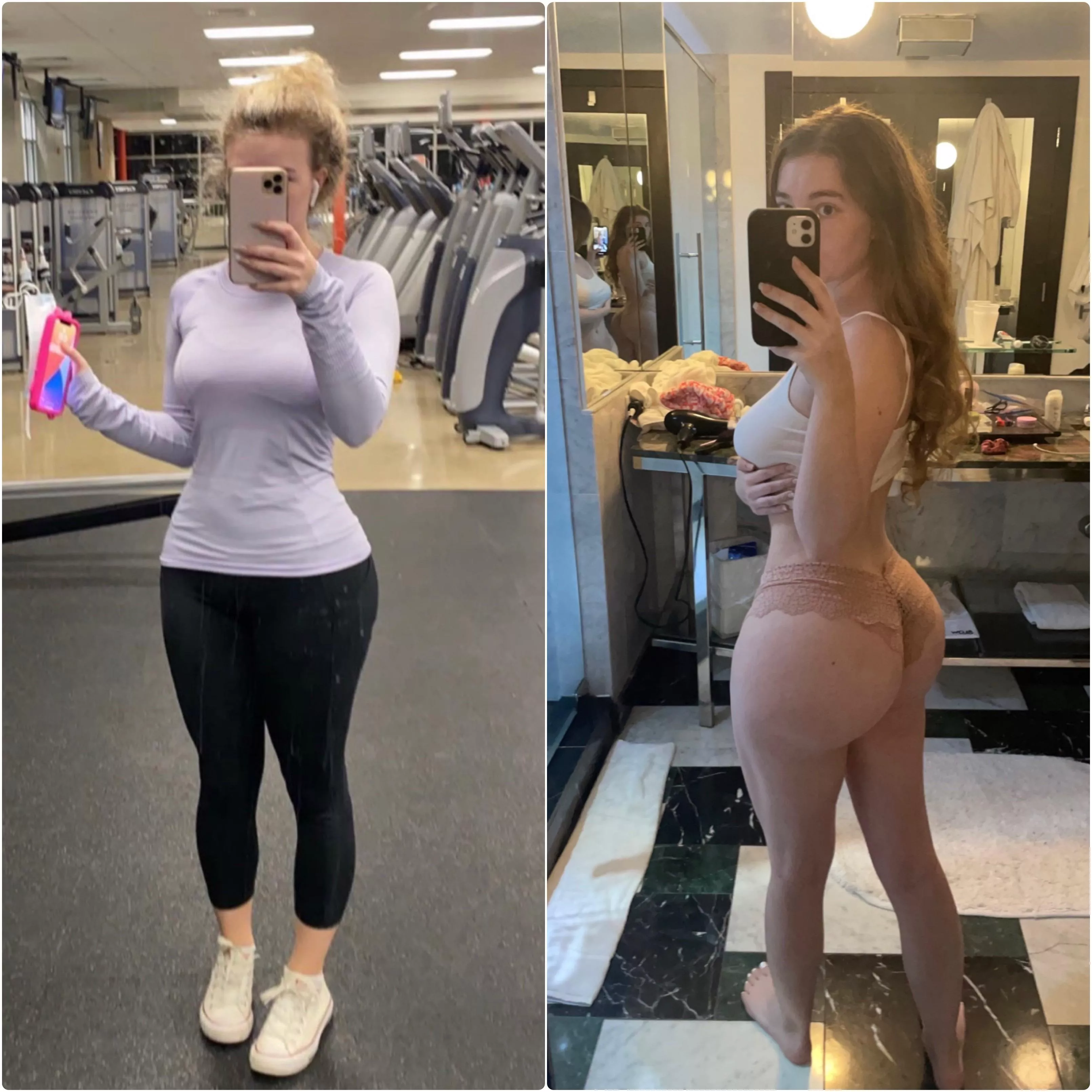 What the gym sees vs what Reddit sees