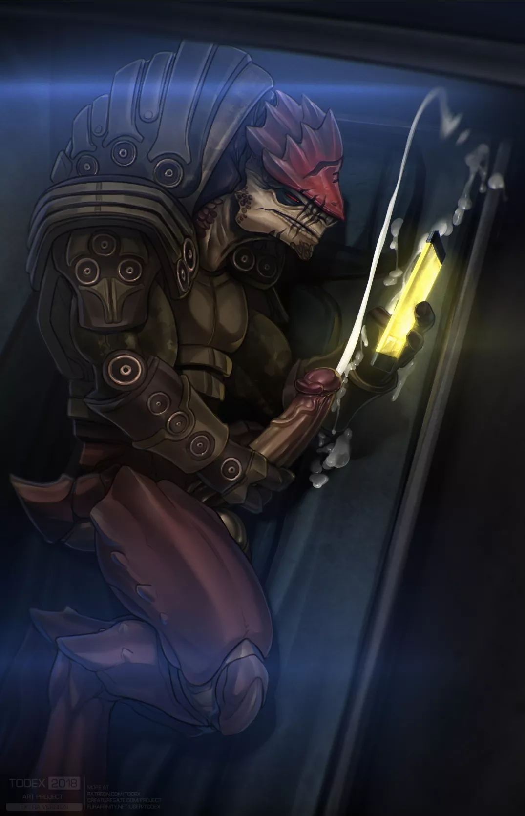 What Urdnot Wrex is usually up to when nobody's looking