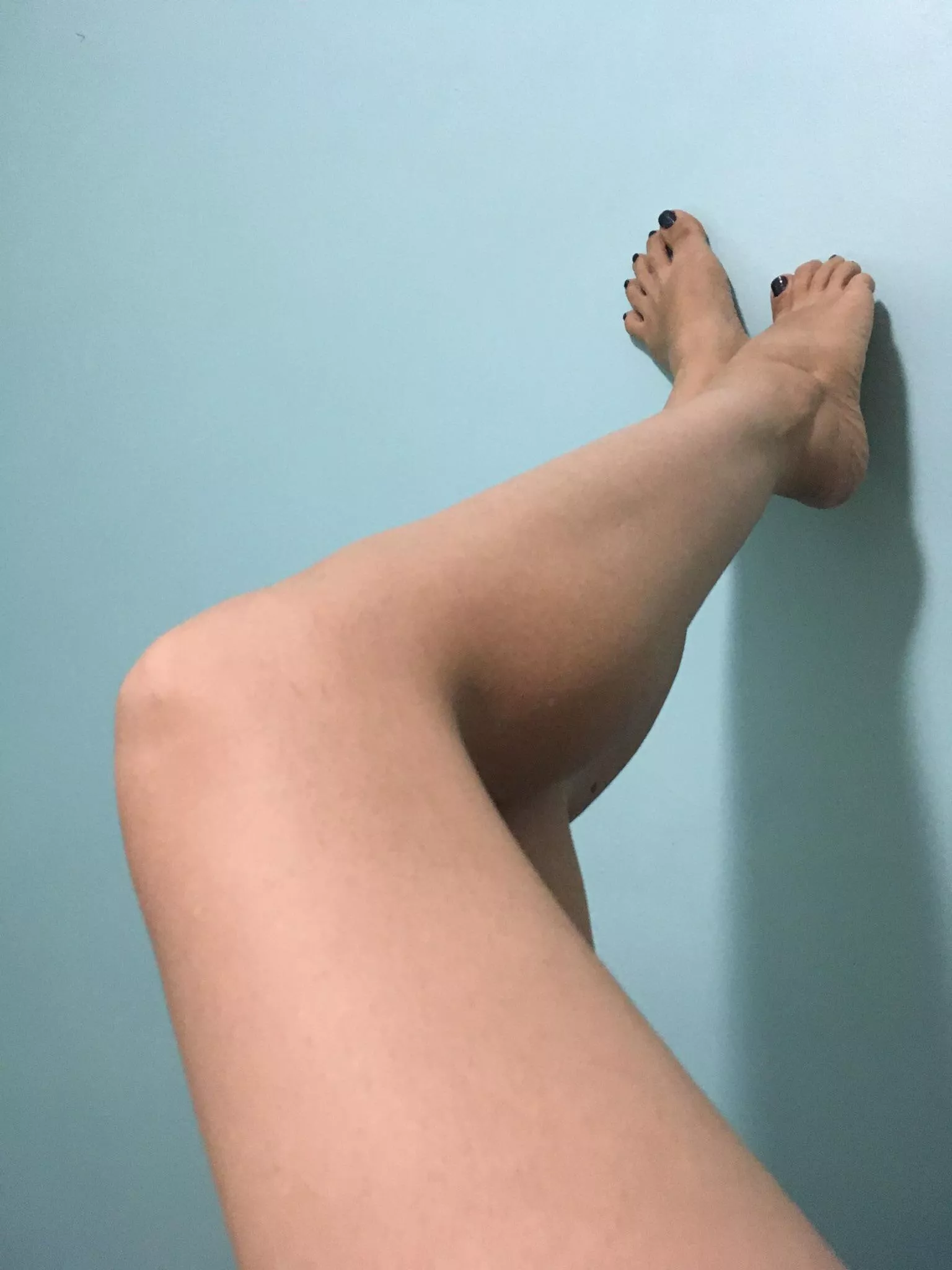 What will you do to get these long legs and feet wrapped around you?