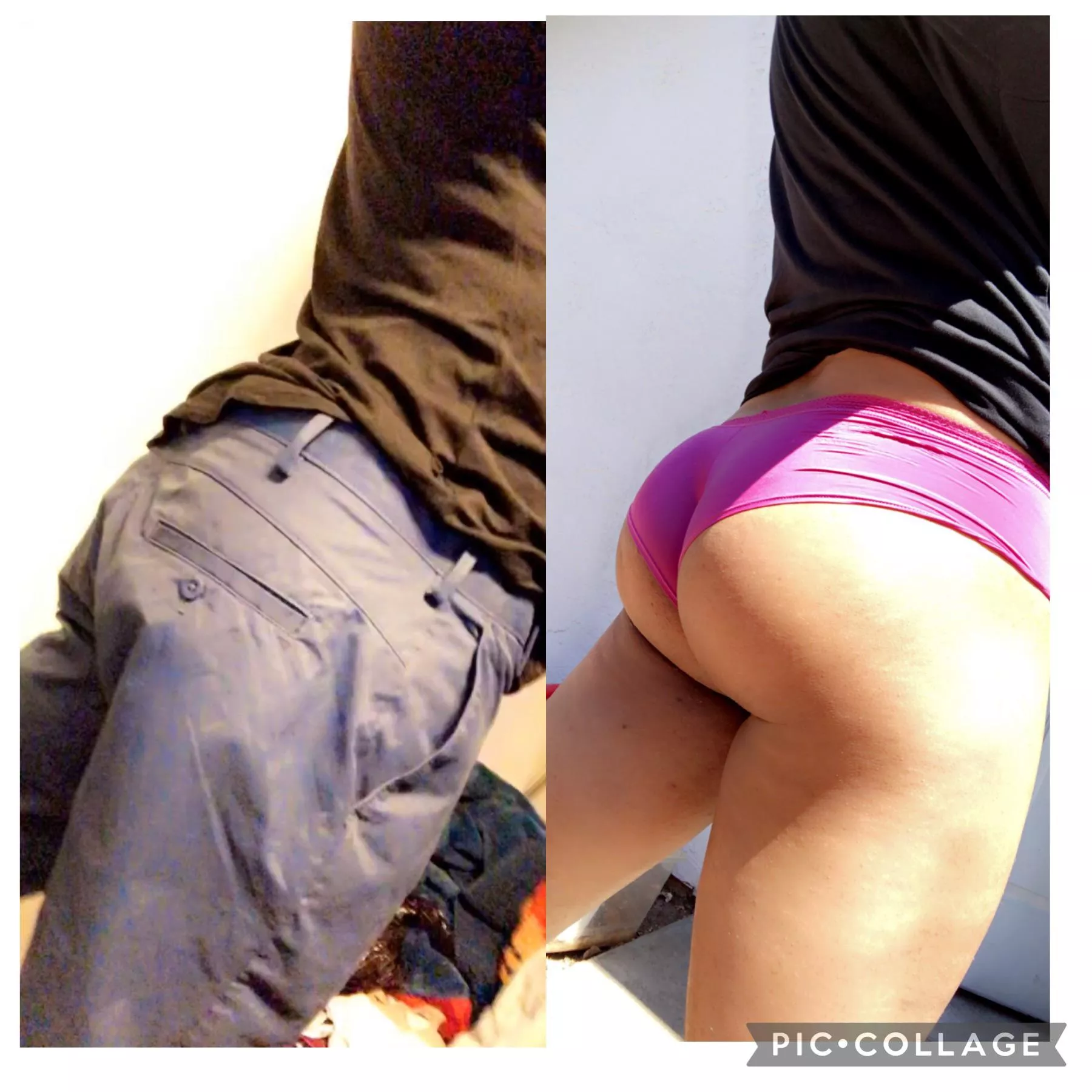 What would you do if you knew I was hiding all this ass under my boy clothes 😋