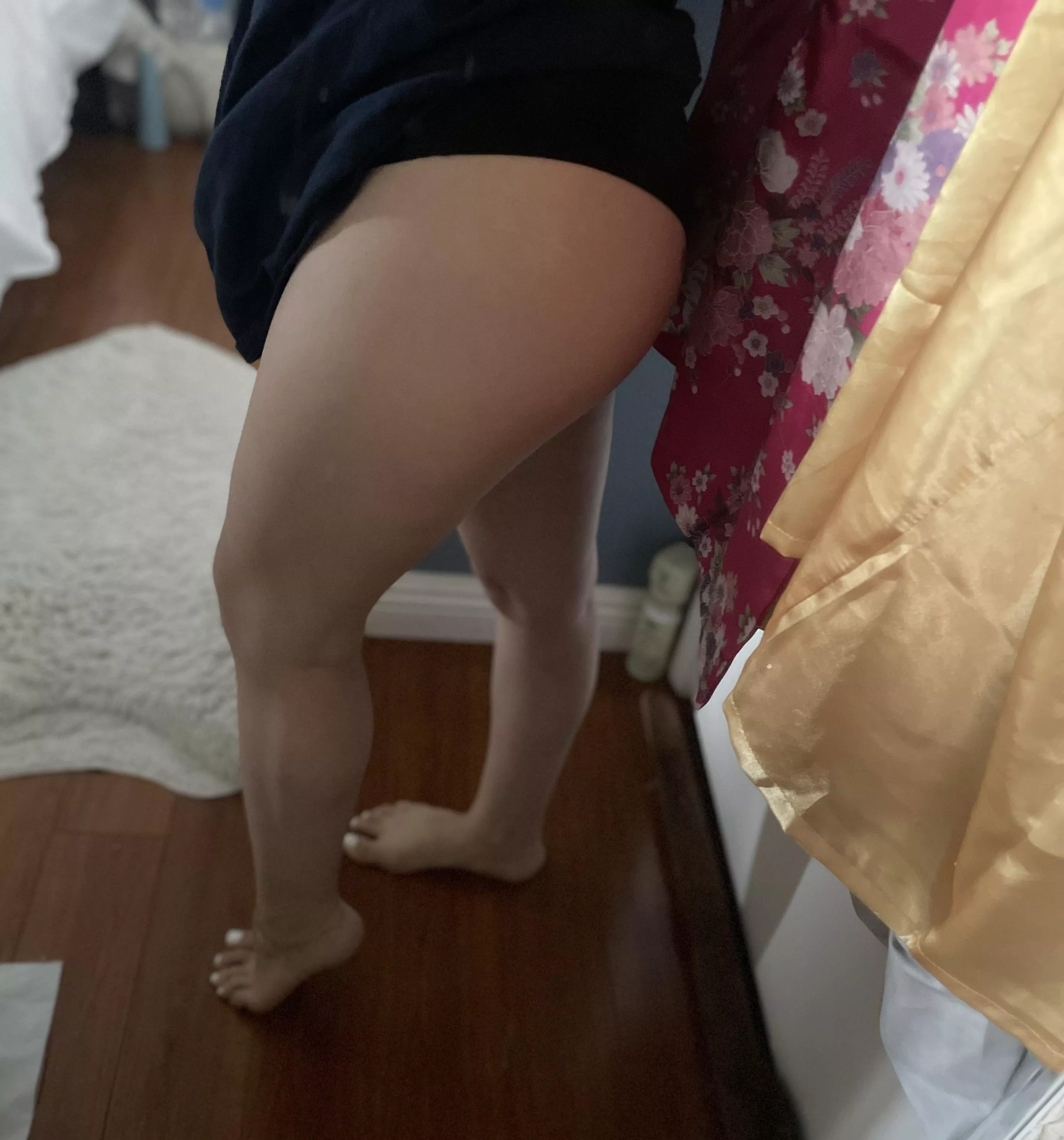 What's better than just legs? Legs, feet, and ass.