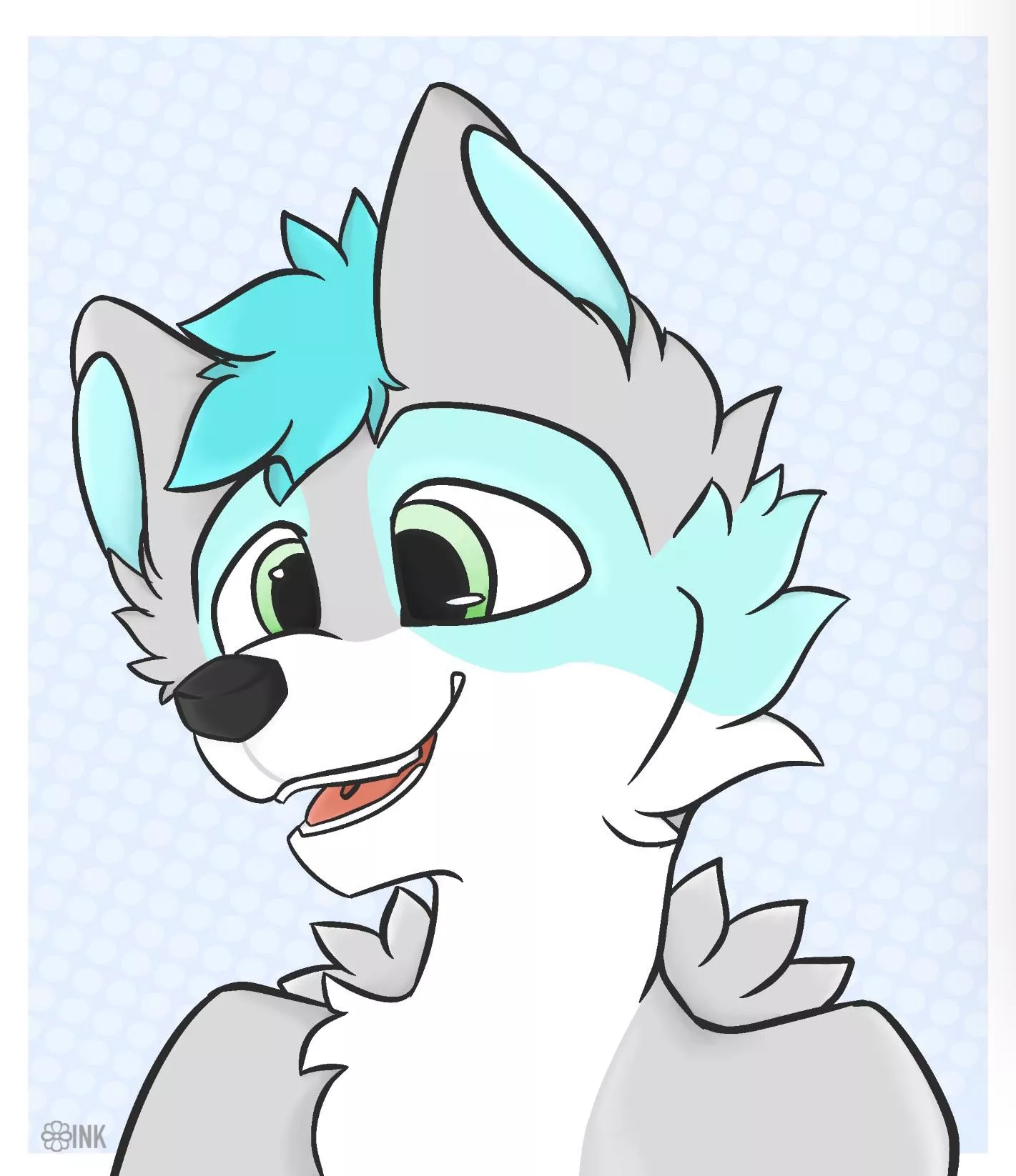 What’s he looking at? (Art by me)