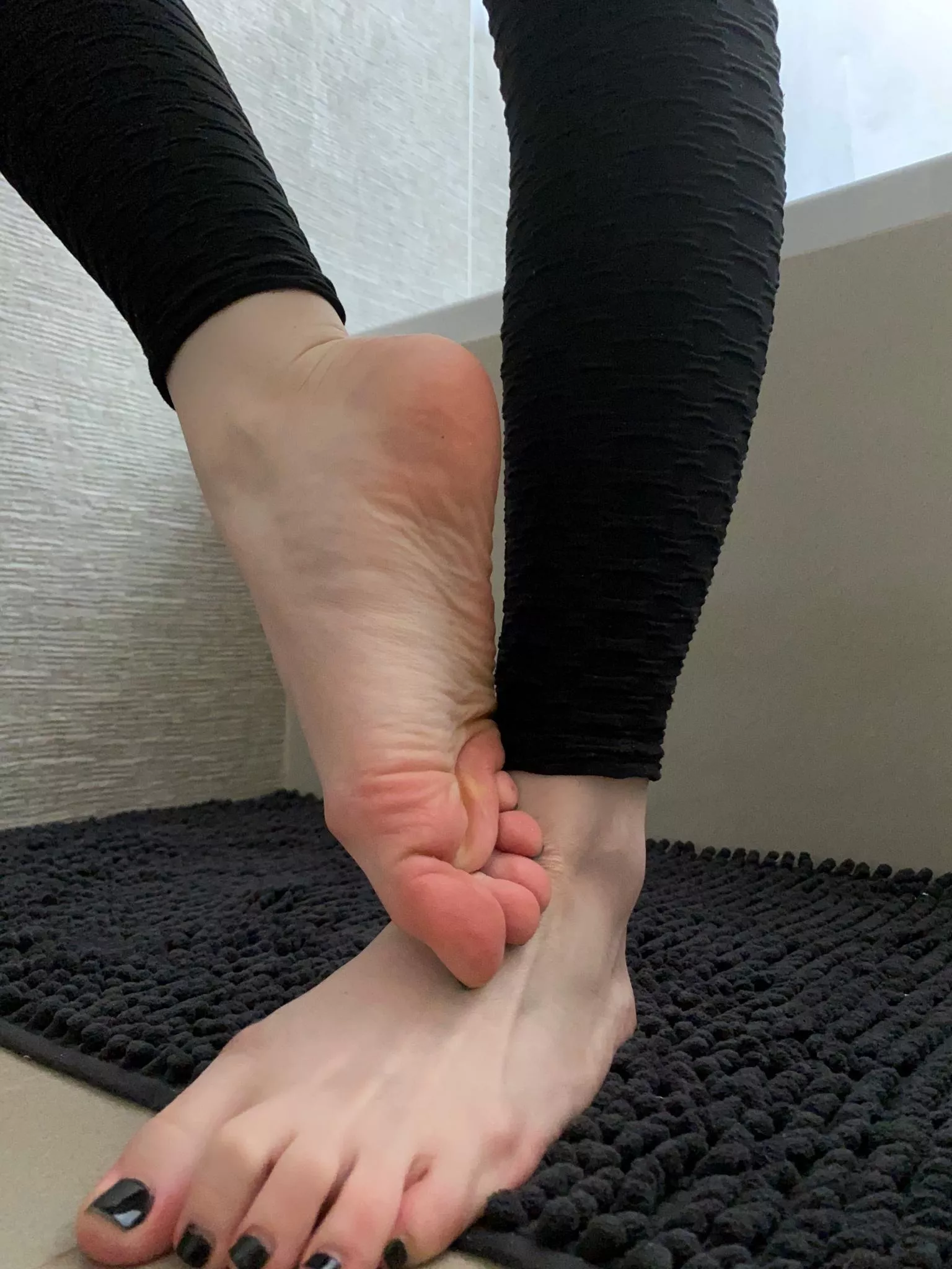 what's it gonna be first.. soles or toes? :)