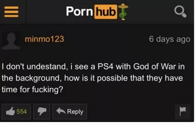 when a gamer joined Pornhub