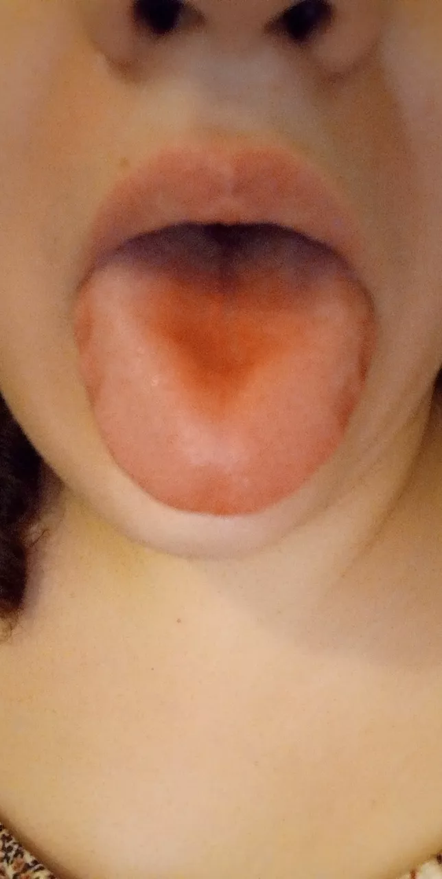 When candy stains your tongue red ðŸ¬ ðŸ“It's the Little things ðŸ¥°