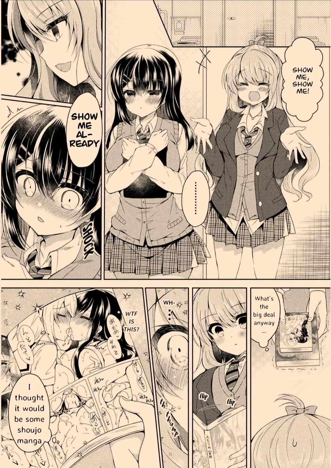 When she finds out about your yuri addiction.. [Yuri Love Slave]