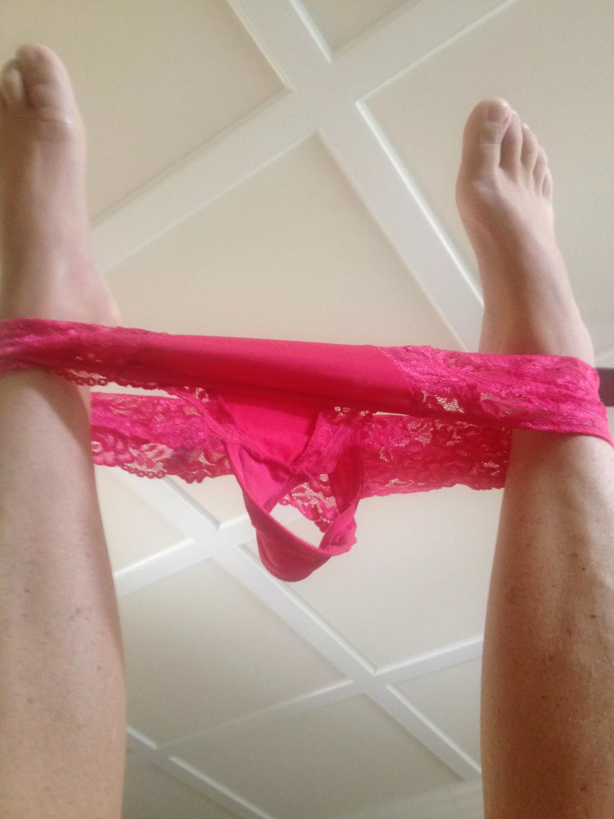 When You Ask Your Special FWB to See Her Used Panties Today and You Get This. Lucky Boy!