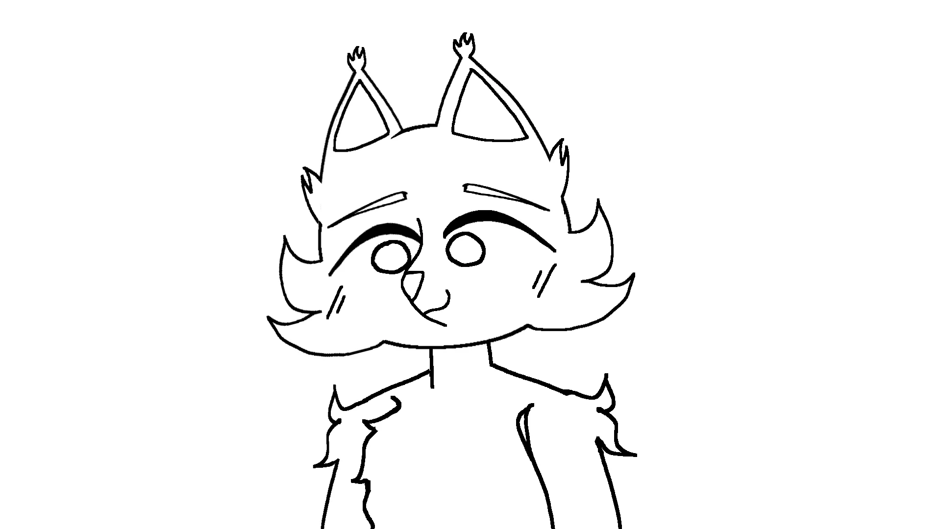 when you want to make a fursona but suck at drawing. (my new fursona doesnt even have a color palette or name lmao)