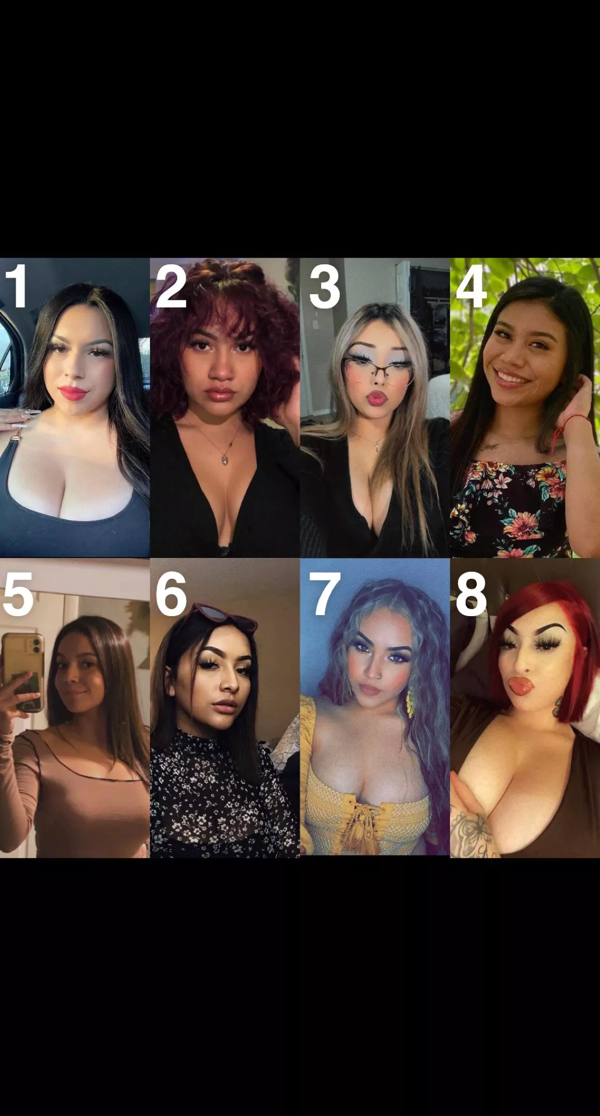 Which girl is the hottest leave a comment on which you think it is.