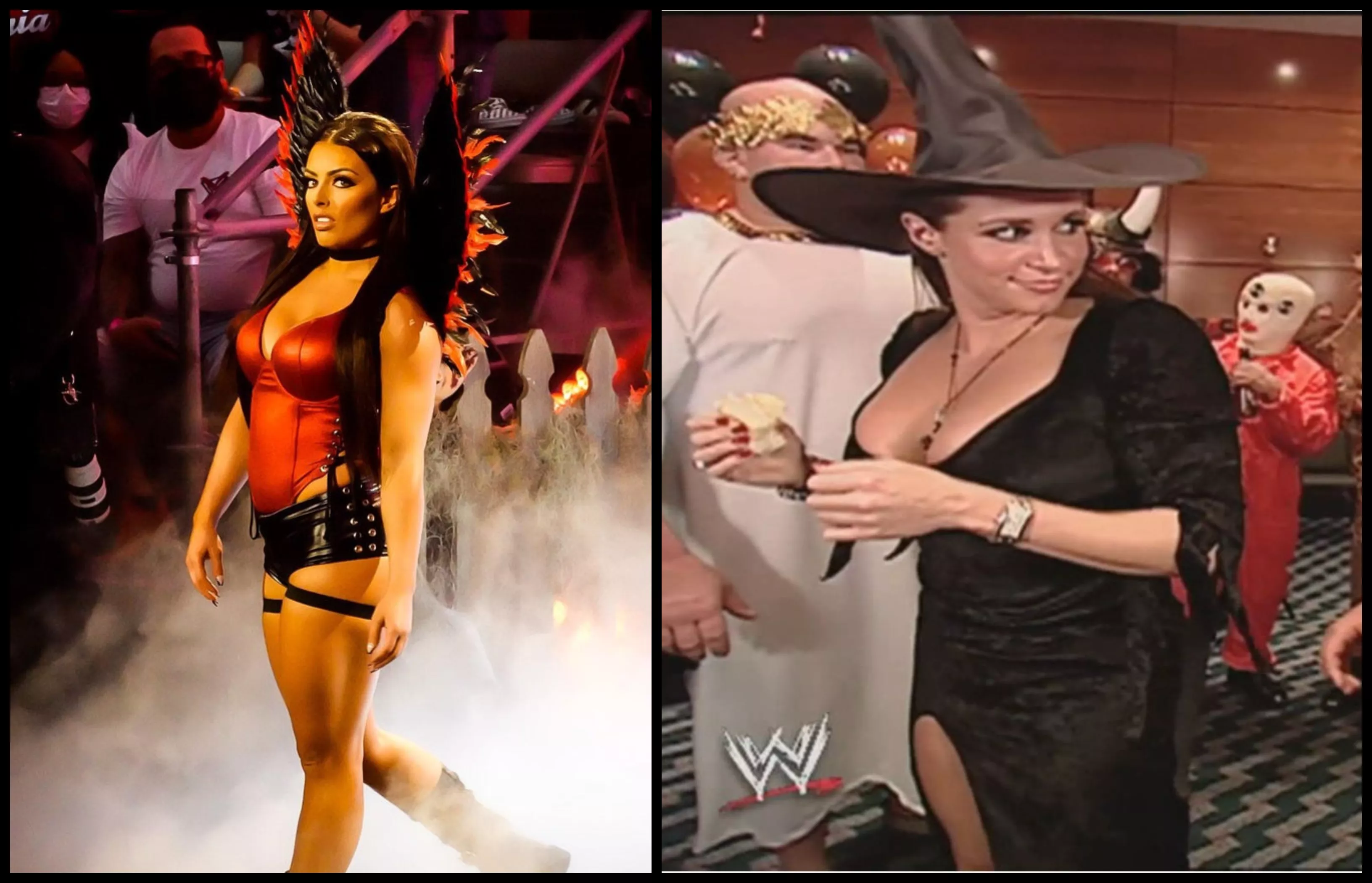 Which Halloween babe you find hotter: Mandy Rose or old school Stephanie McMahon?