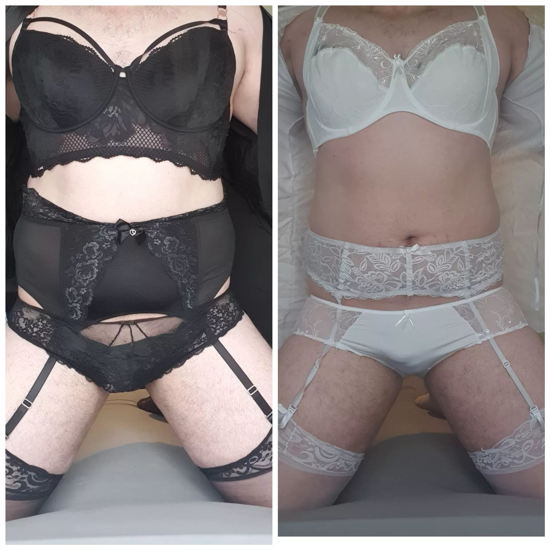 which outfit would you rather fuck me in black or white