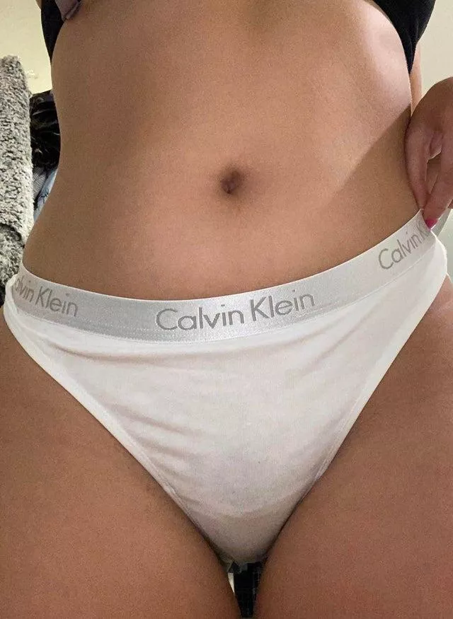 White cotton calvins