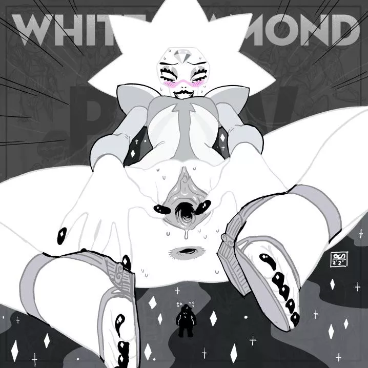 White Diamond desperately wants to experience the ‘ol Universe charm! (Art by OcaWorld)