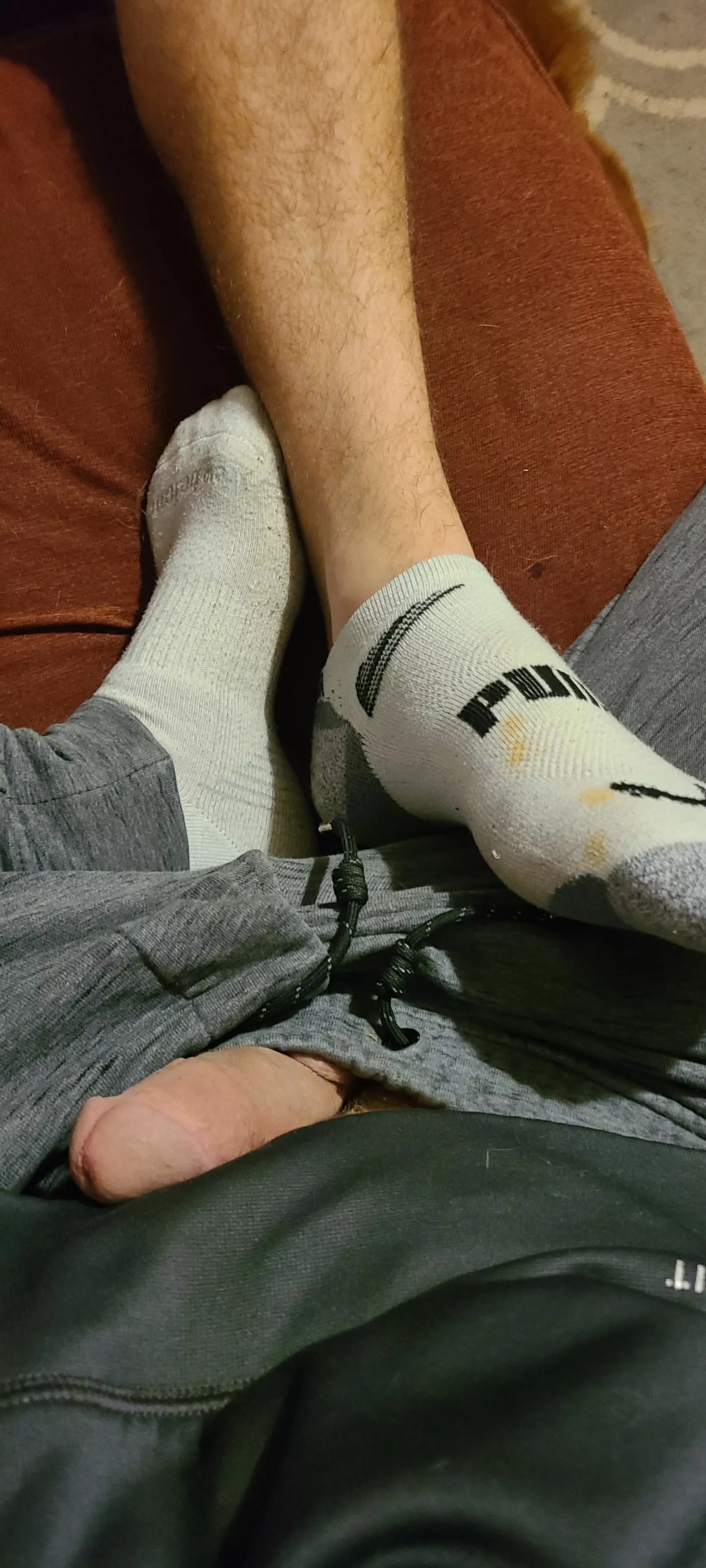 White socks and cock