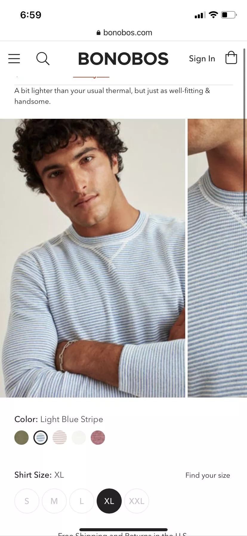 Who is this modeling for Bonobos?