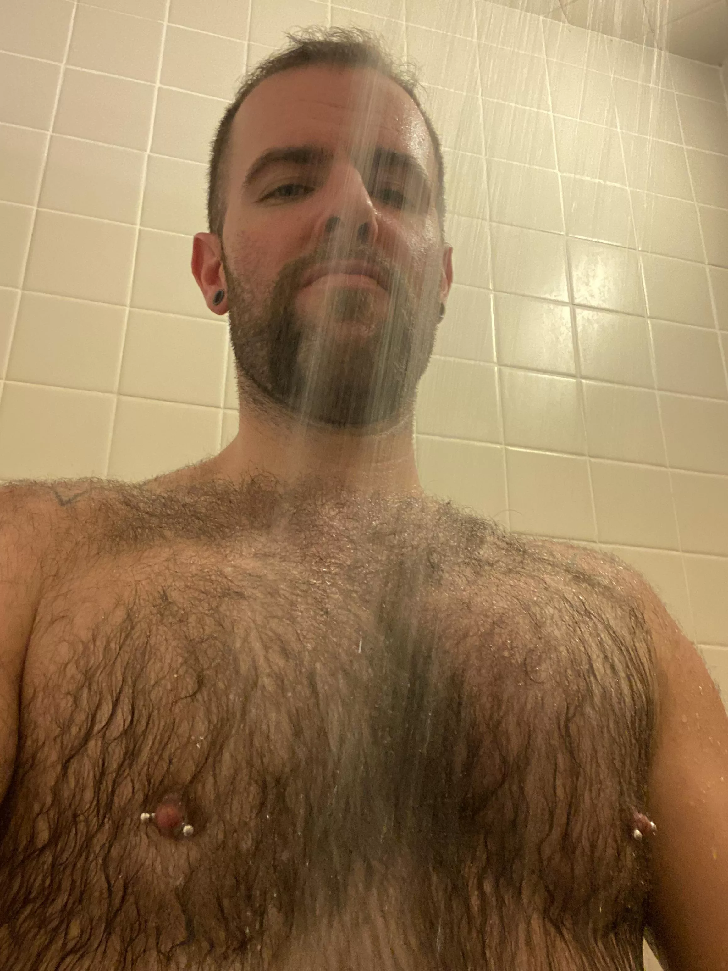 Who likes wet chest fur?