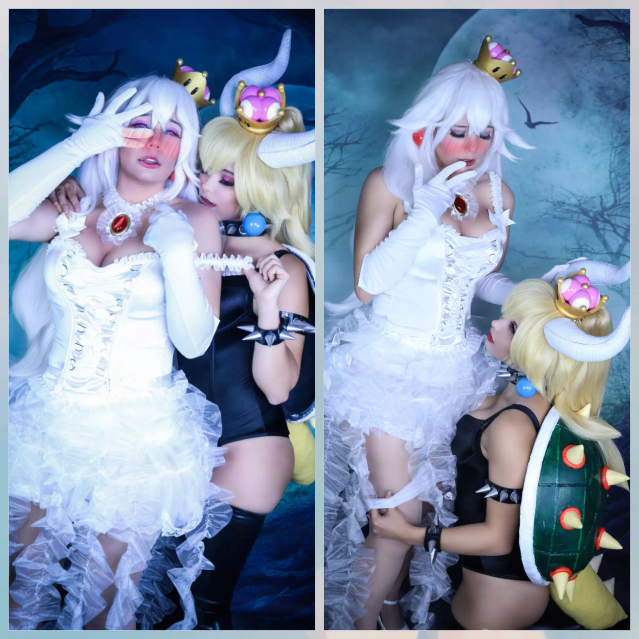 Who needs Mario and Luigi, when you got Bowsette and Booette? (By Lysande and Gunaretta)