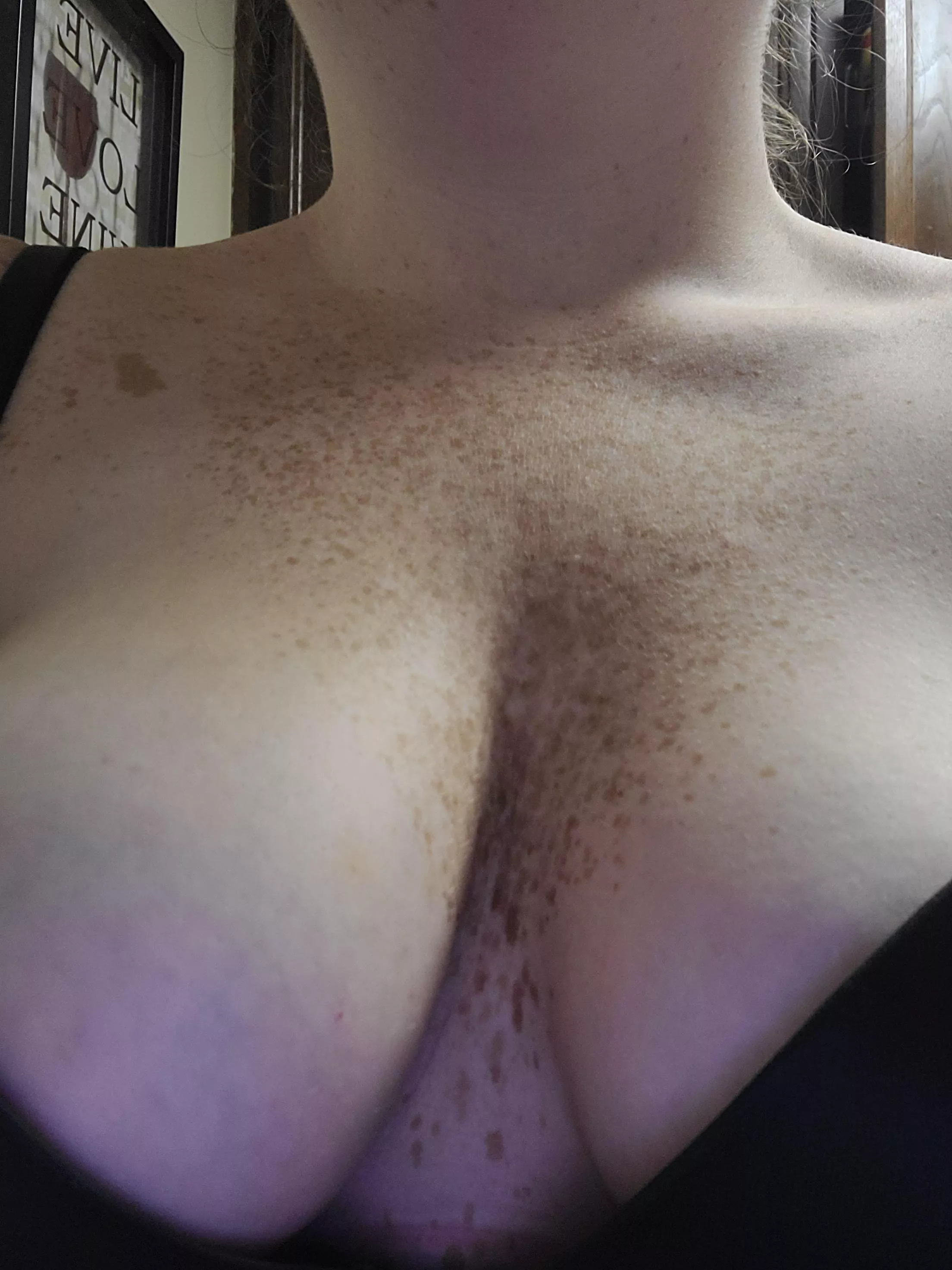 who ordered freckled cleavage?