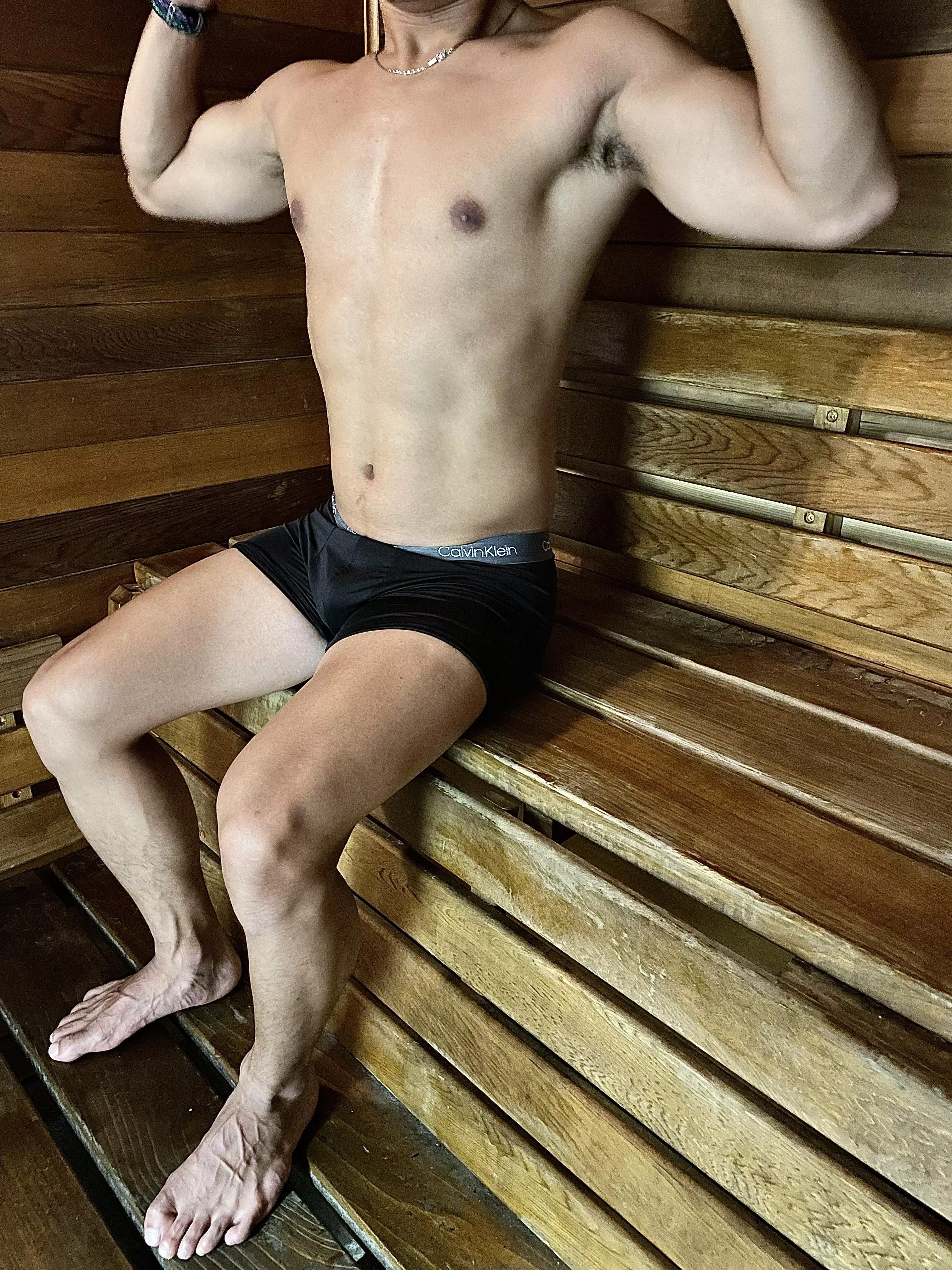 Who wants to get naughty in the gym sauna? ðŸ˜ˆ