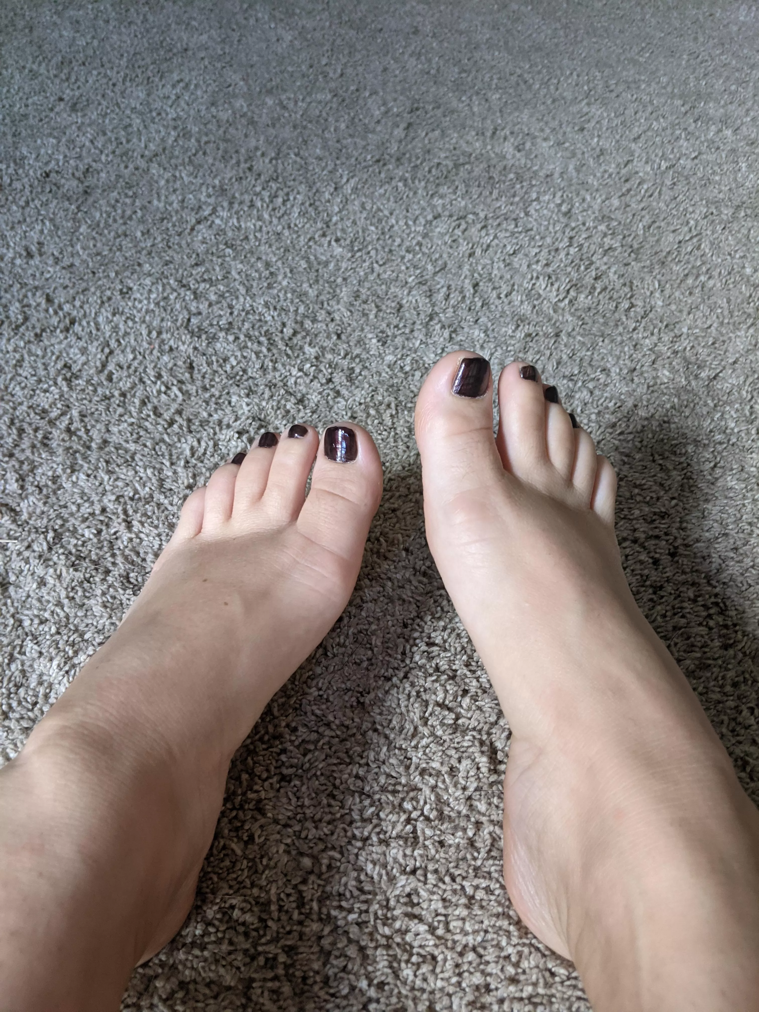 Who wants to massage my feet while watching a horror movie?