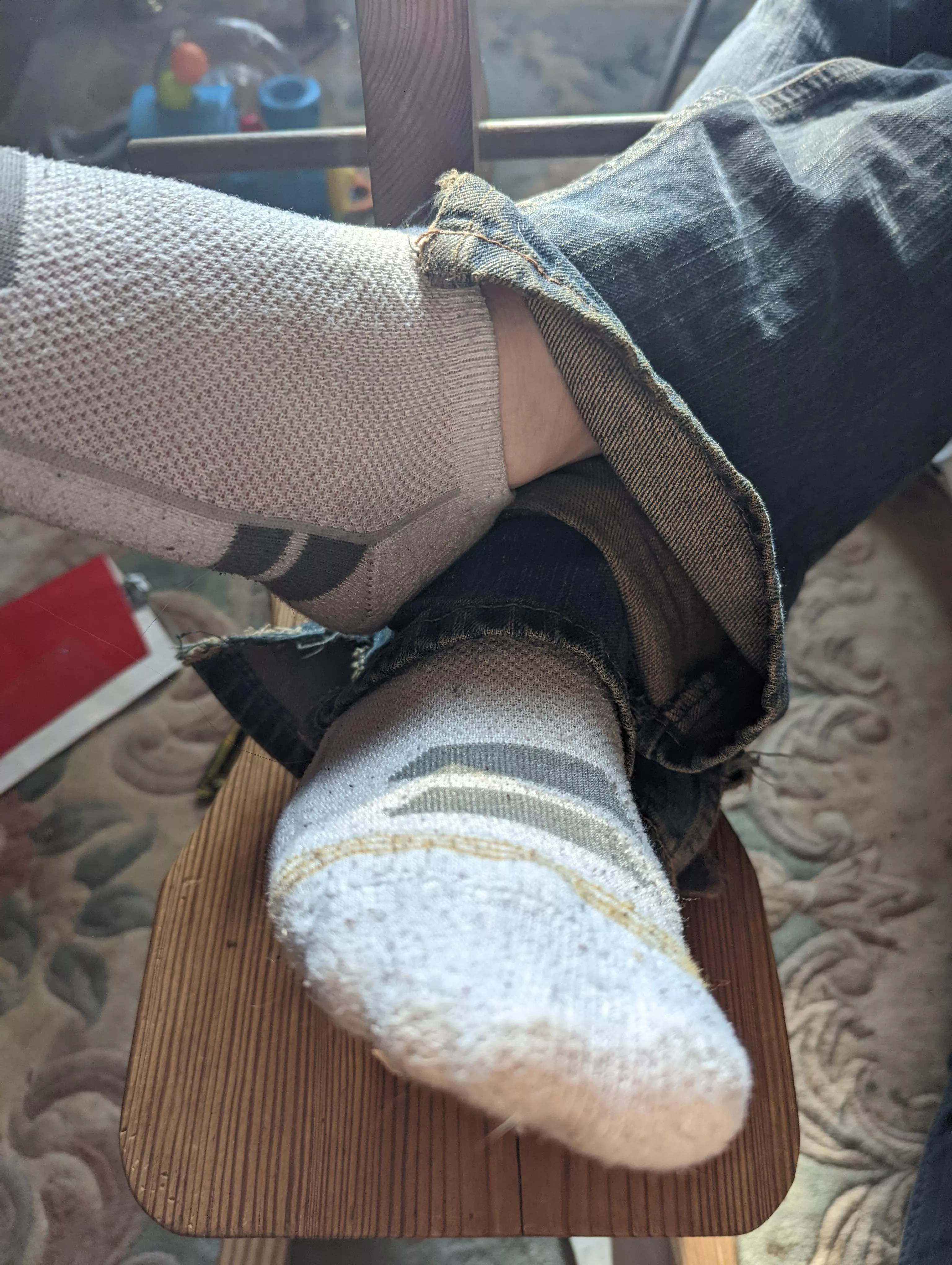 Who wants to sniff these socks? Size 12!