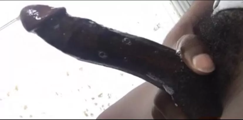 Whoâ€™s down to suck this soft big black cock