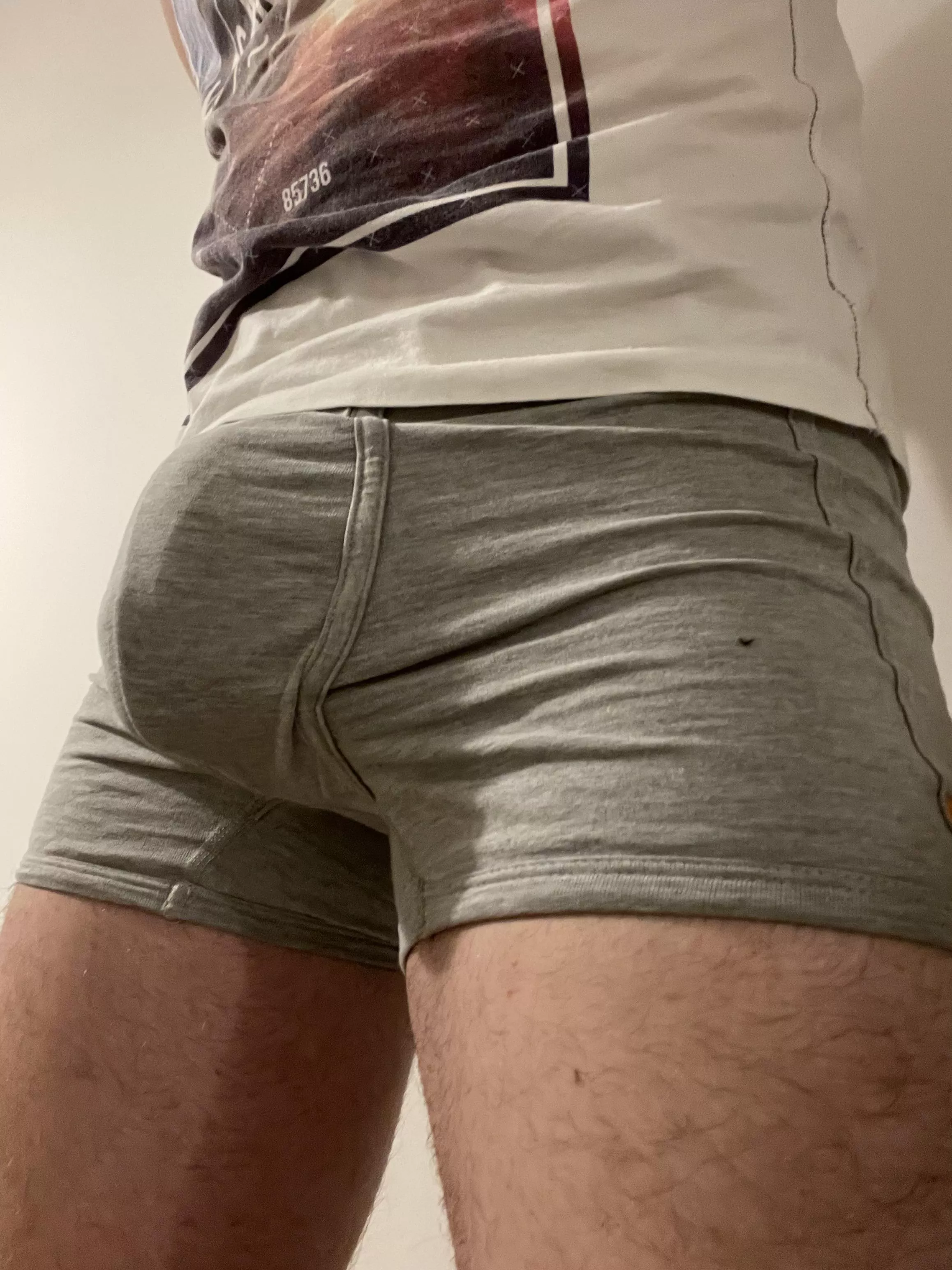 Why does grey always make a bulge look so good?