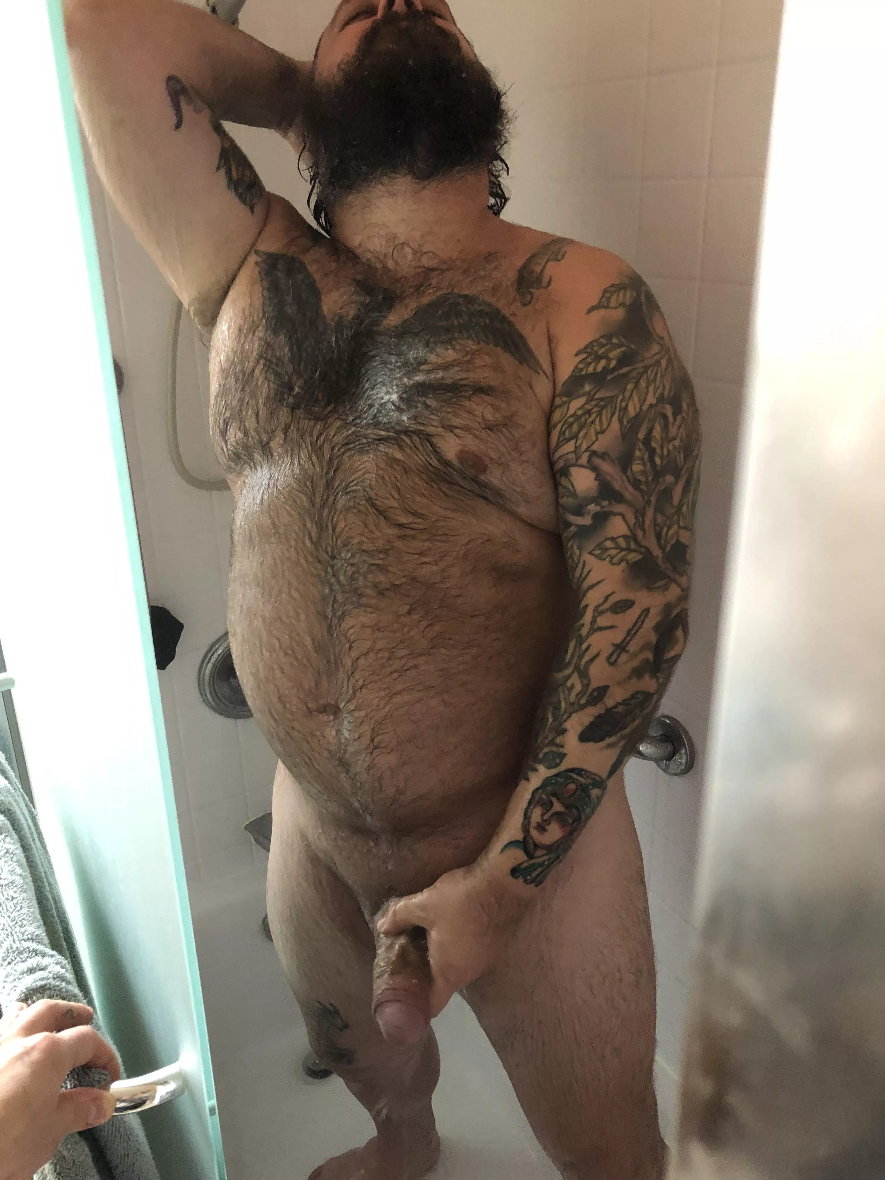 Wife caught me in the shower. Wanna catch me next time? [37]