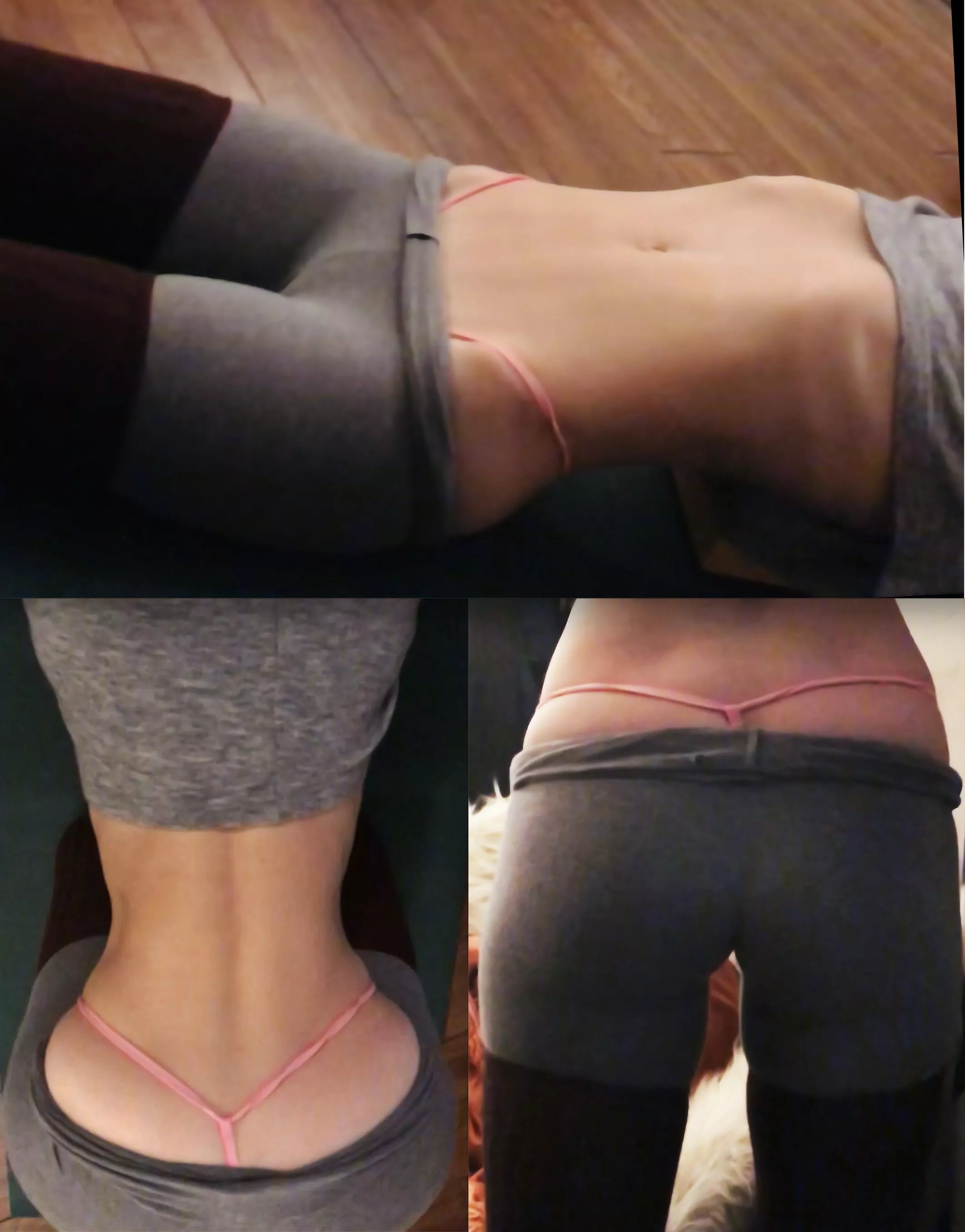 Wife in her hot little yoga leggings