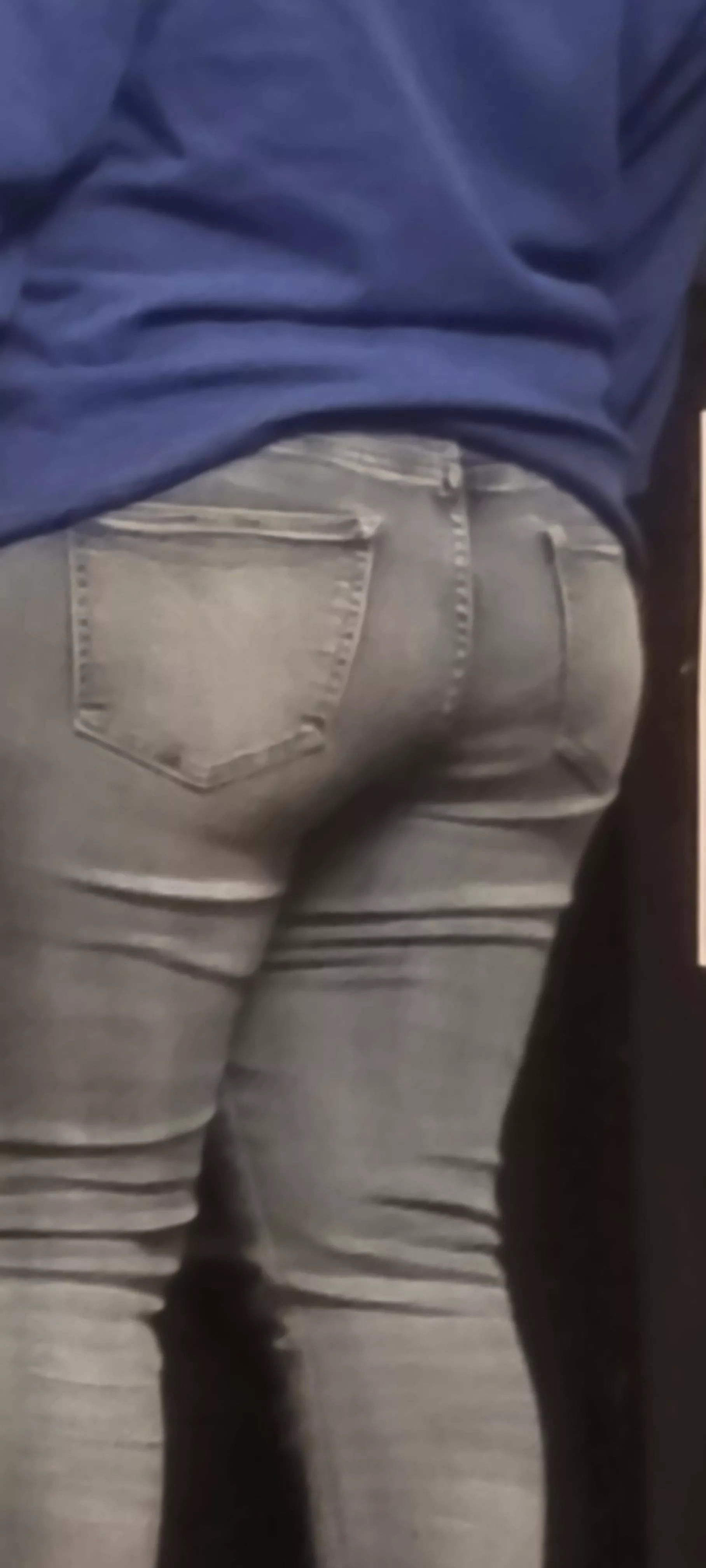 wife's ass with jeans on