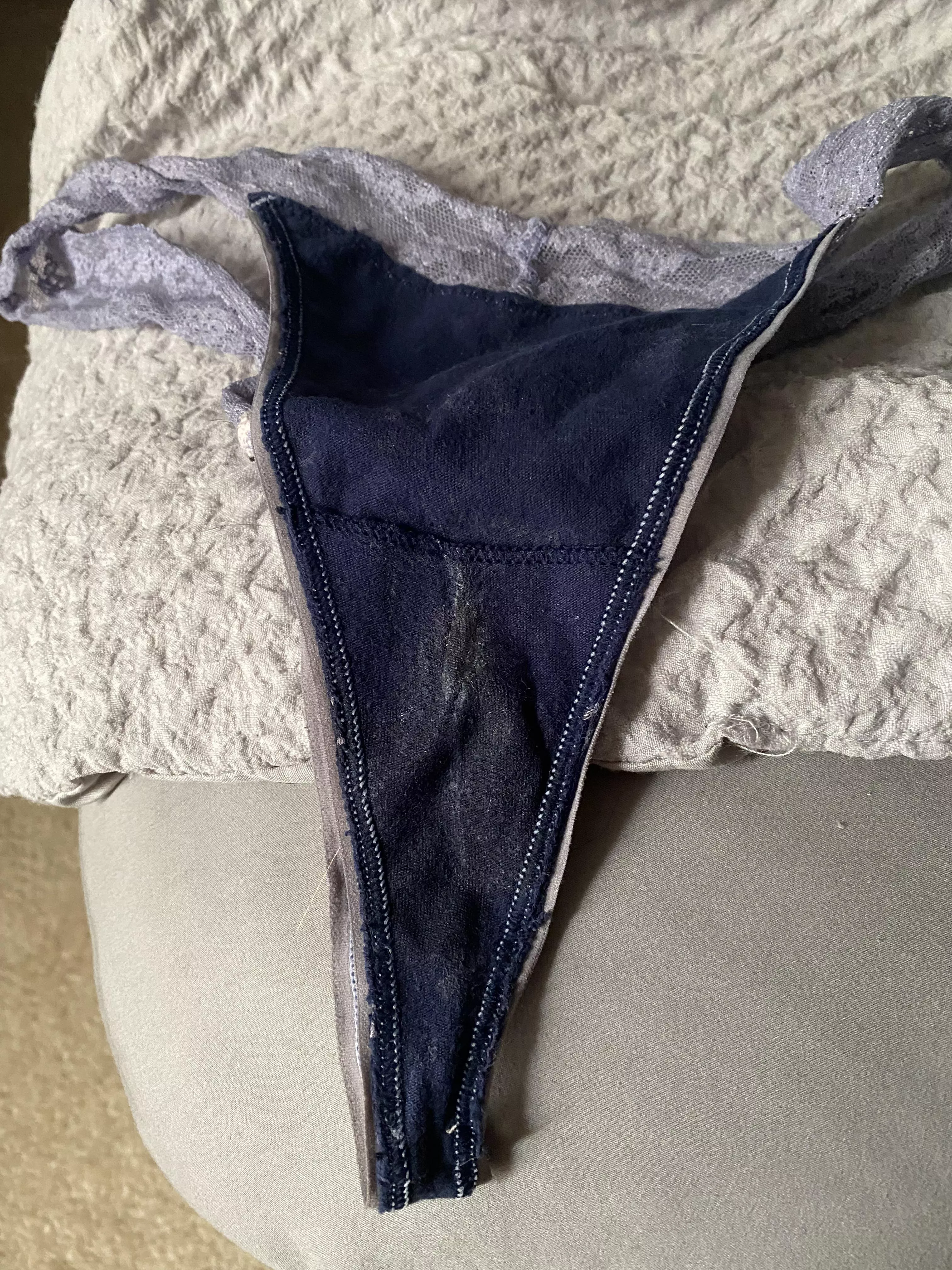 Wifeâ€™s dirty panties we both came in