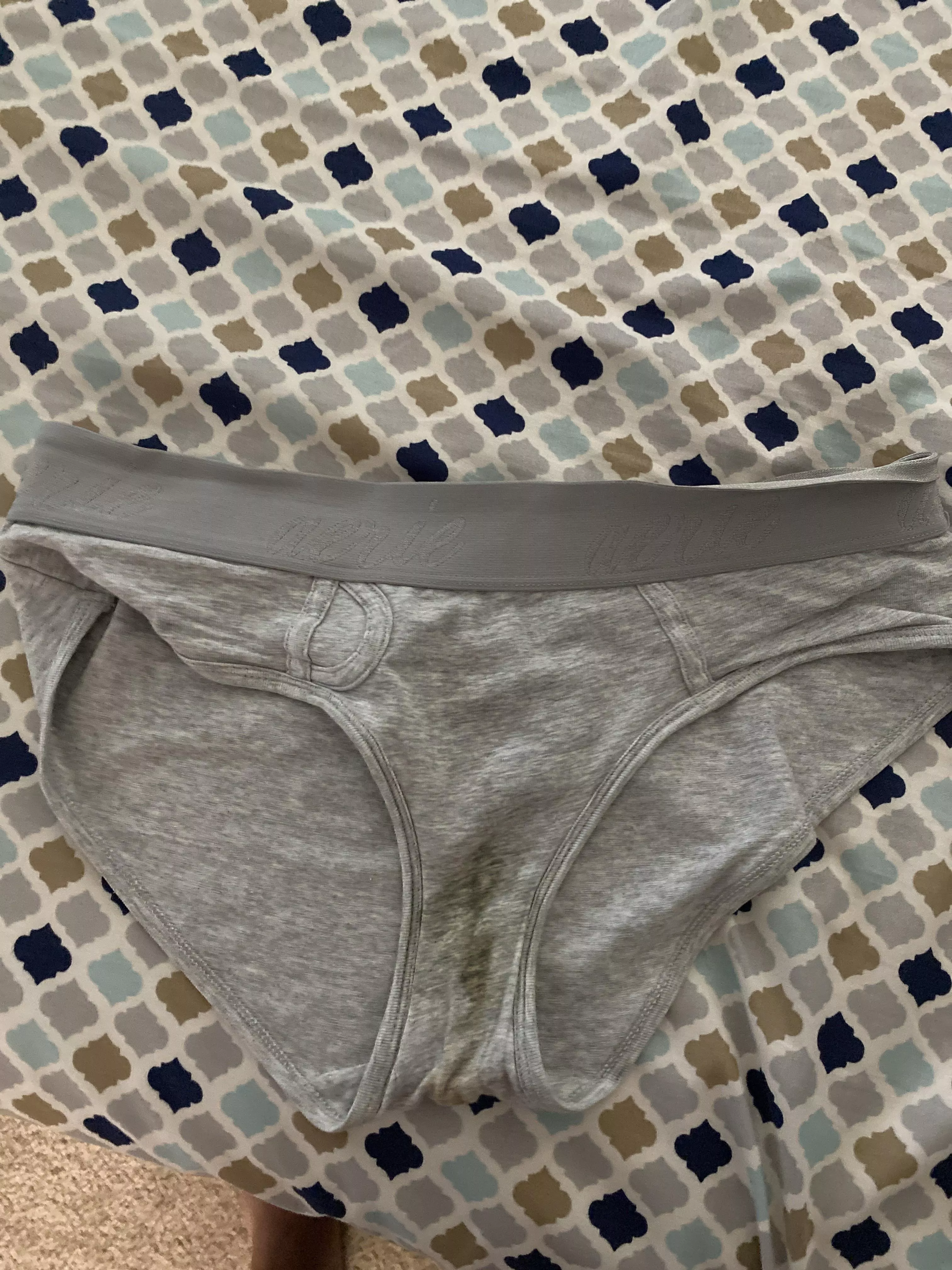 Wife’s panties before leaving for the weekend