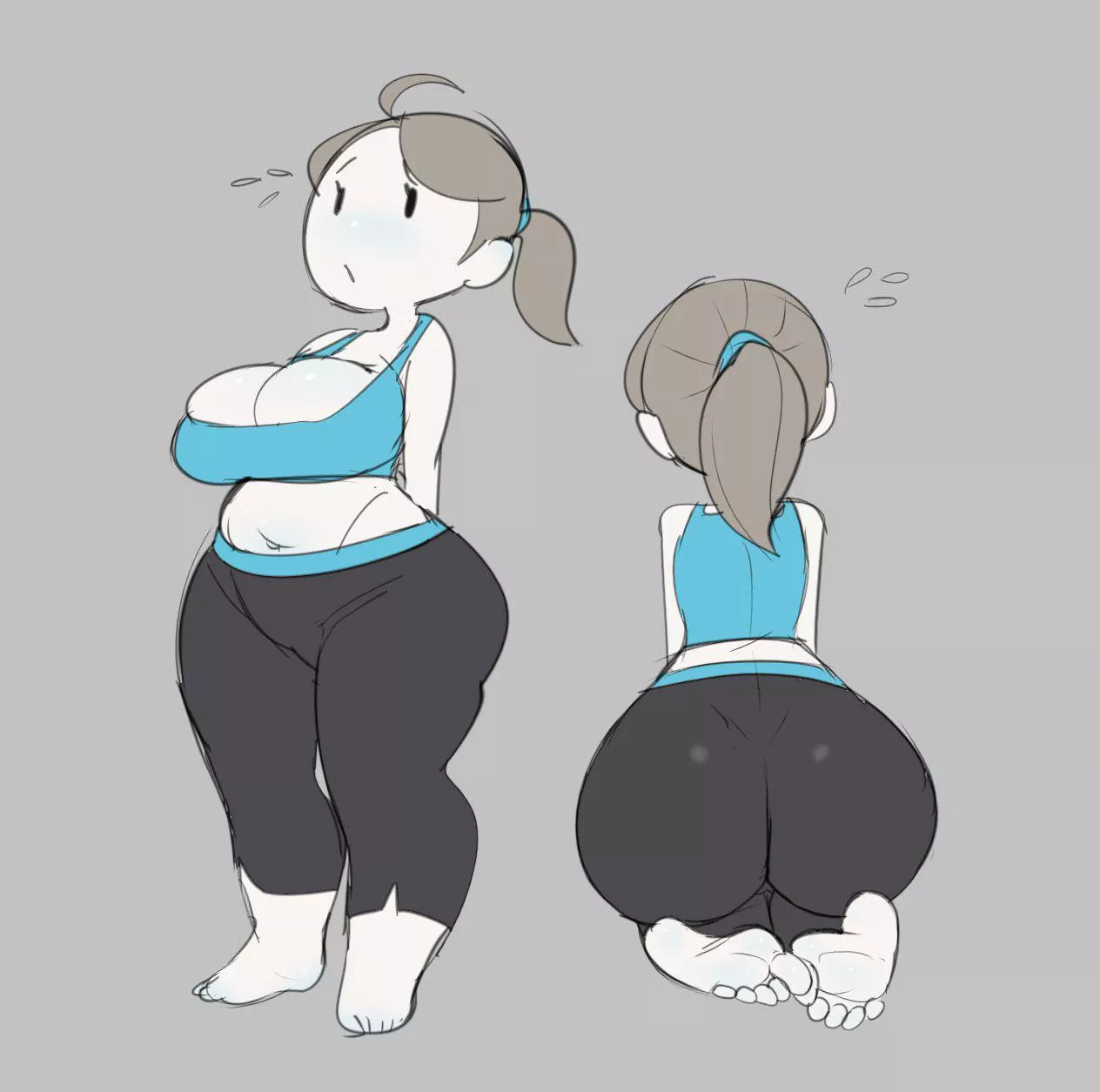 Wii Thicc Trainer - (Hellbrain) [Wii Fit]