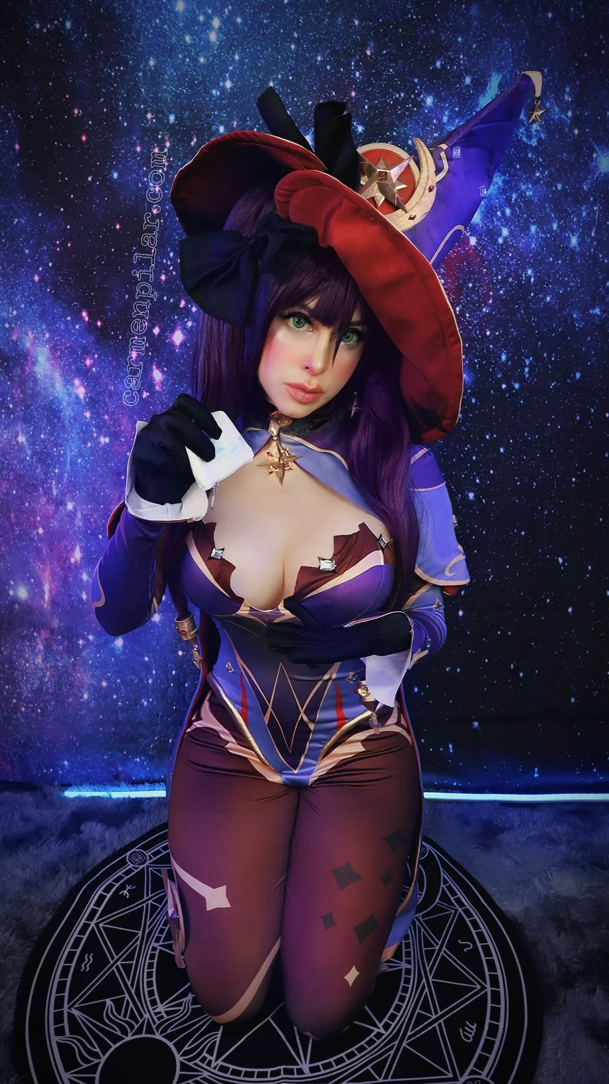 Will you help fund Monaâ€™s astrology research? Mona cosplay by (CarmenPilarBest) [Genshin Impact]