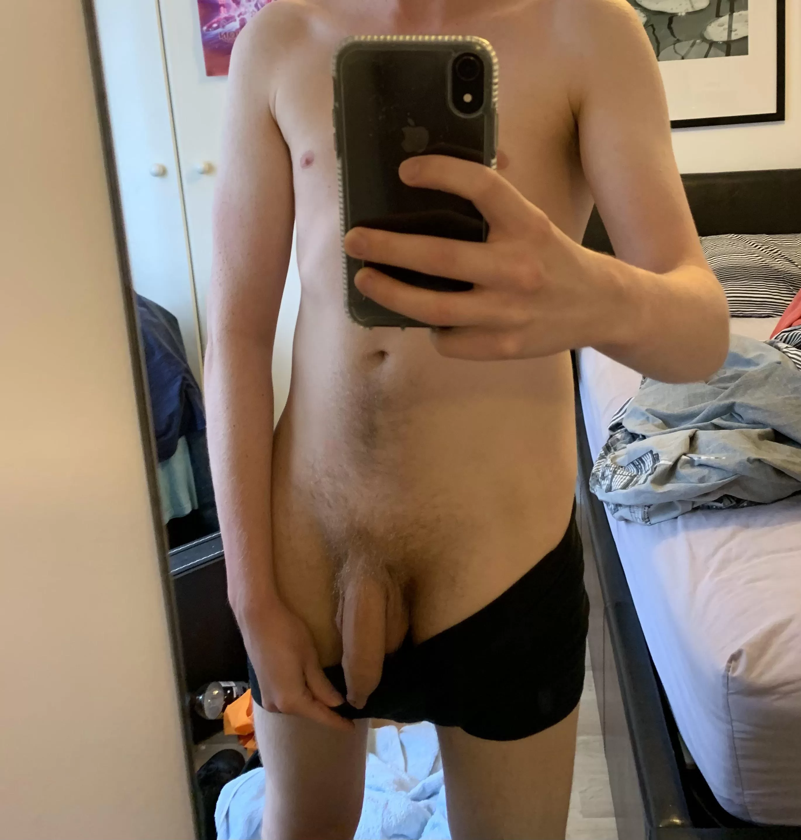 Will you play with my foreskin and make me hard ?