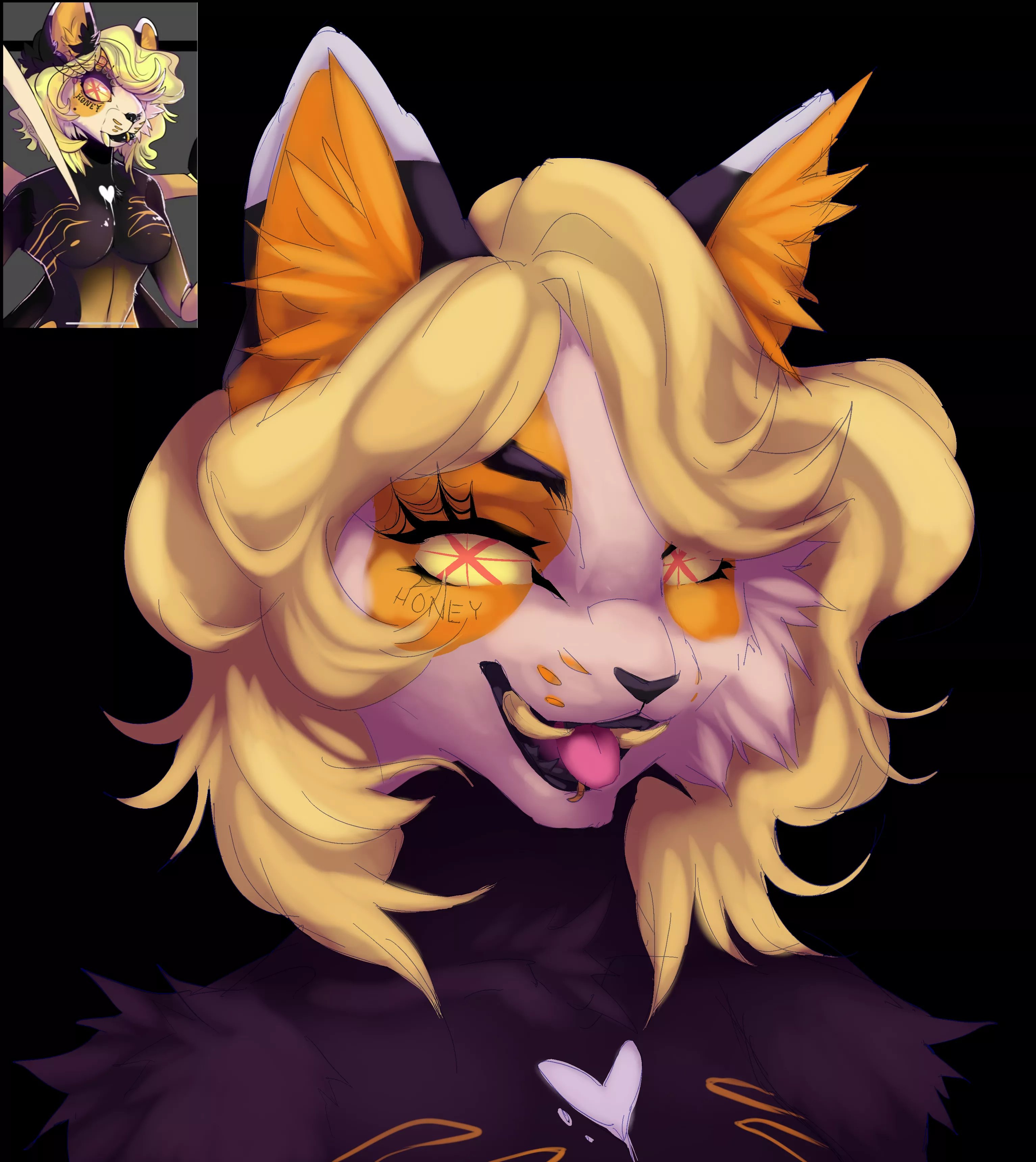 (WIP) main shading: done! commission for spacedoutkitter on Furry Amino! This will be a rendered icon commission (see examples on my page c:) and they are 70 - 100 $ ! I have one more slot open, so come grab yours while you can! ^D^ <3 thank you so so