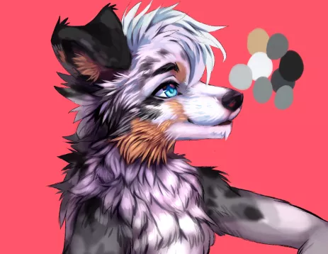 WIP! So far Ive been concentrating mainly on the face. Not really liking how it's looking so far, but hopefully if I keep working on it, I'll start to like it :,D ⚠️I’m in an emergency situation right now, so commissions would be highly appreciat