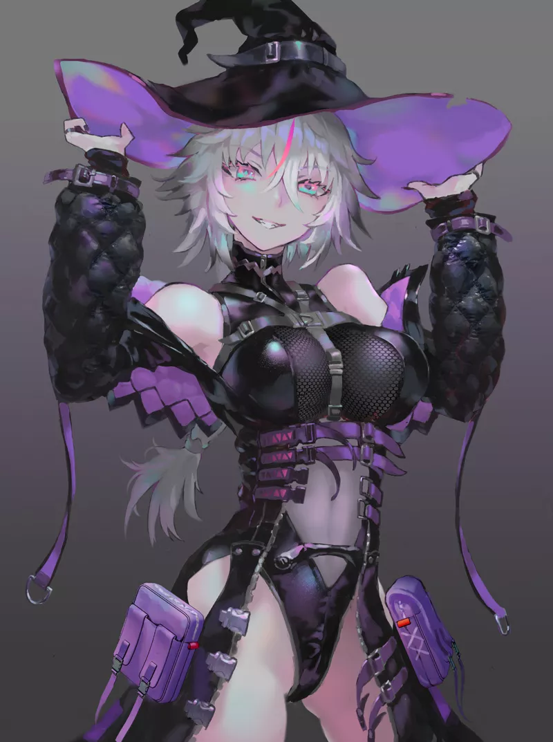 Witch Highleg Grin (Denki) [Original]