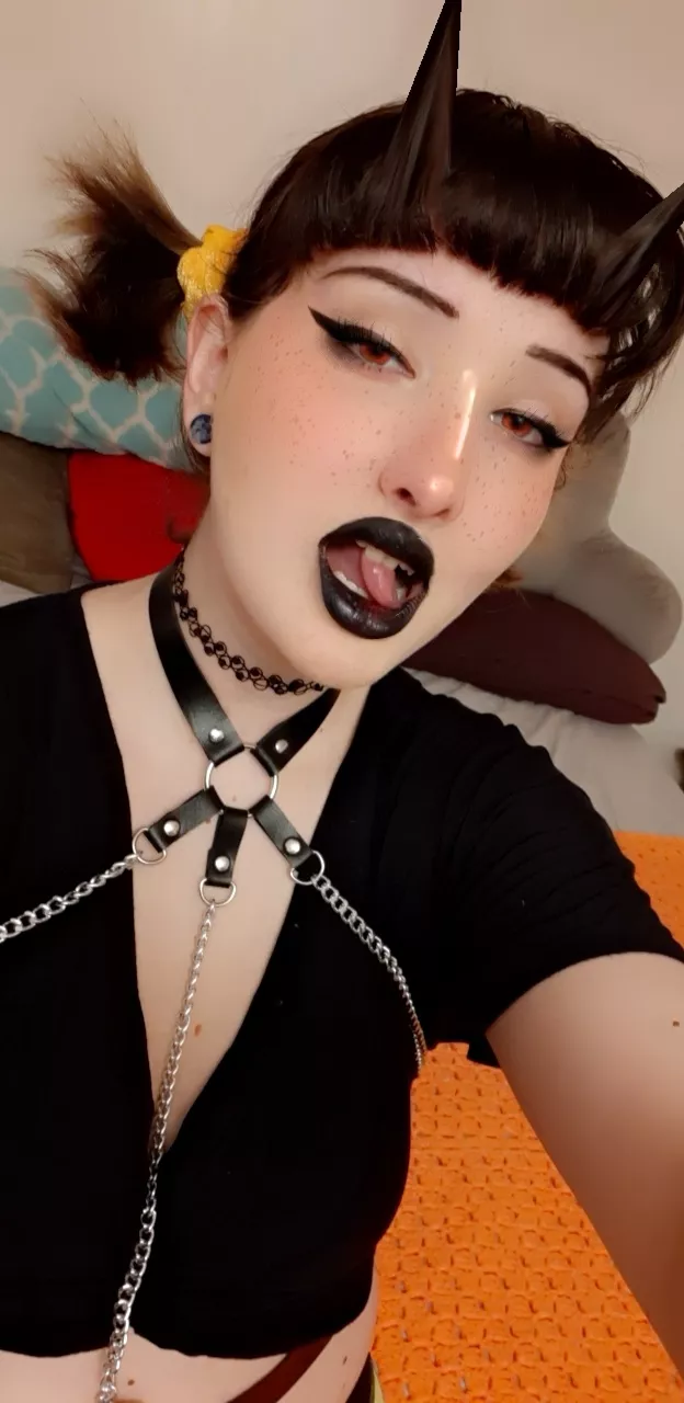 Witch vibes mixed with a vampire