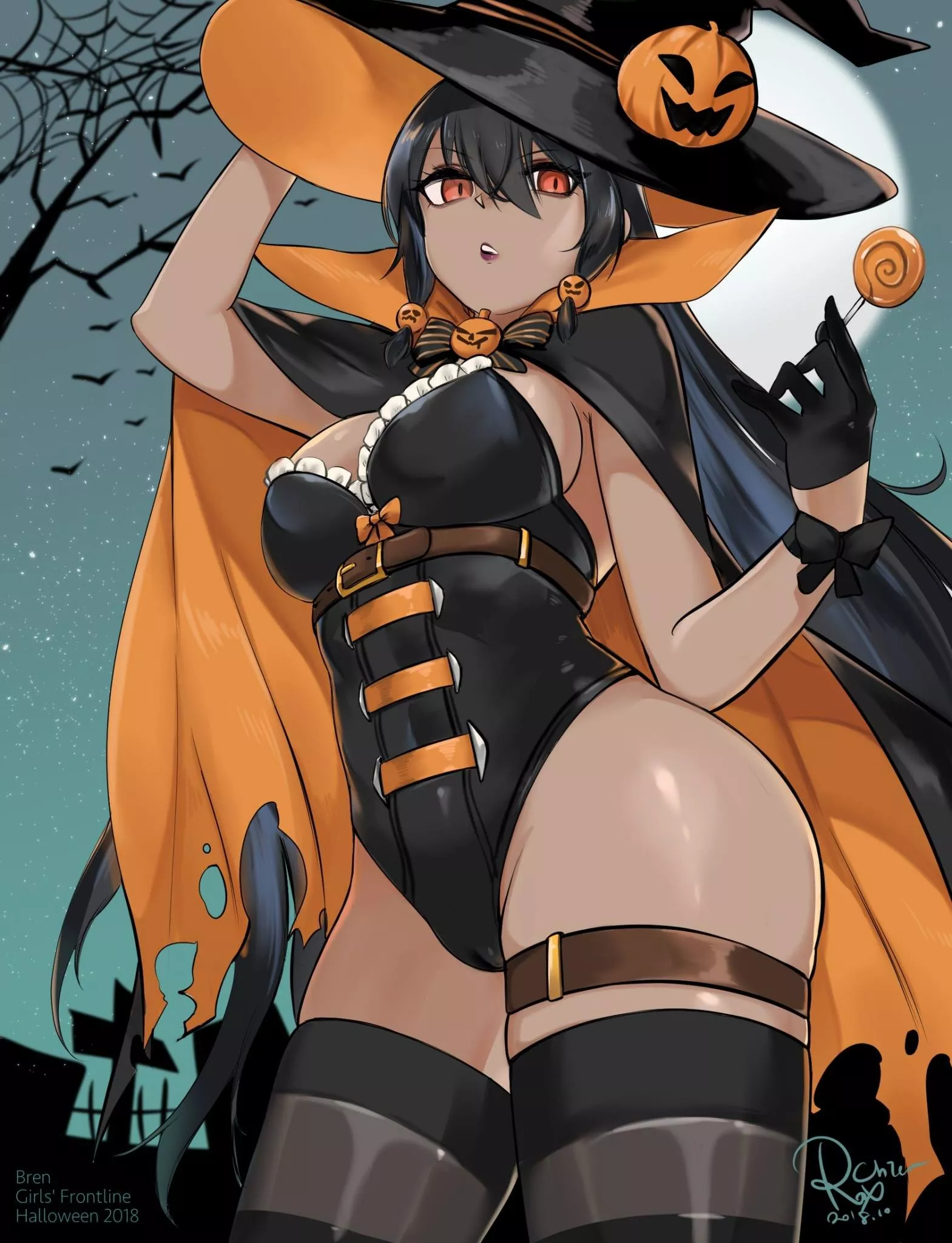 Witchy Halloween Bren (Rox) [Girls' Frontline]