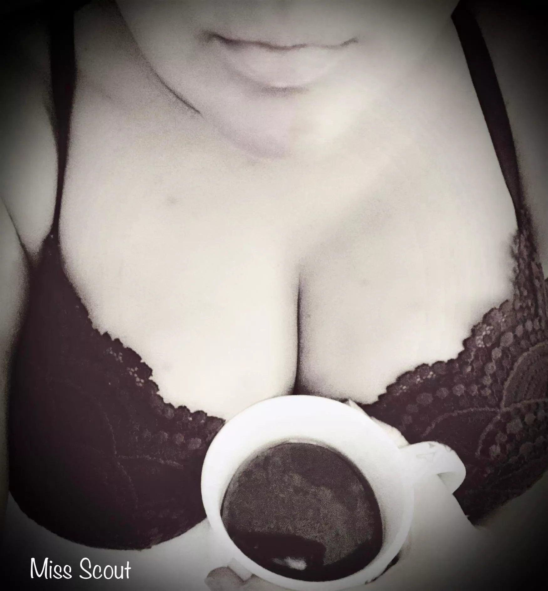 â€œWith lips full of passion and coffee in bed.â€