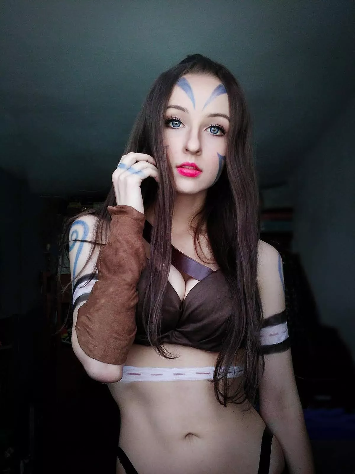 Woad Ashe from League of Legends by Naminey