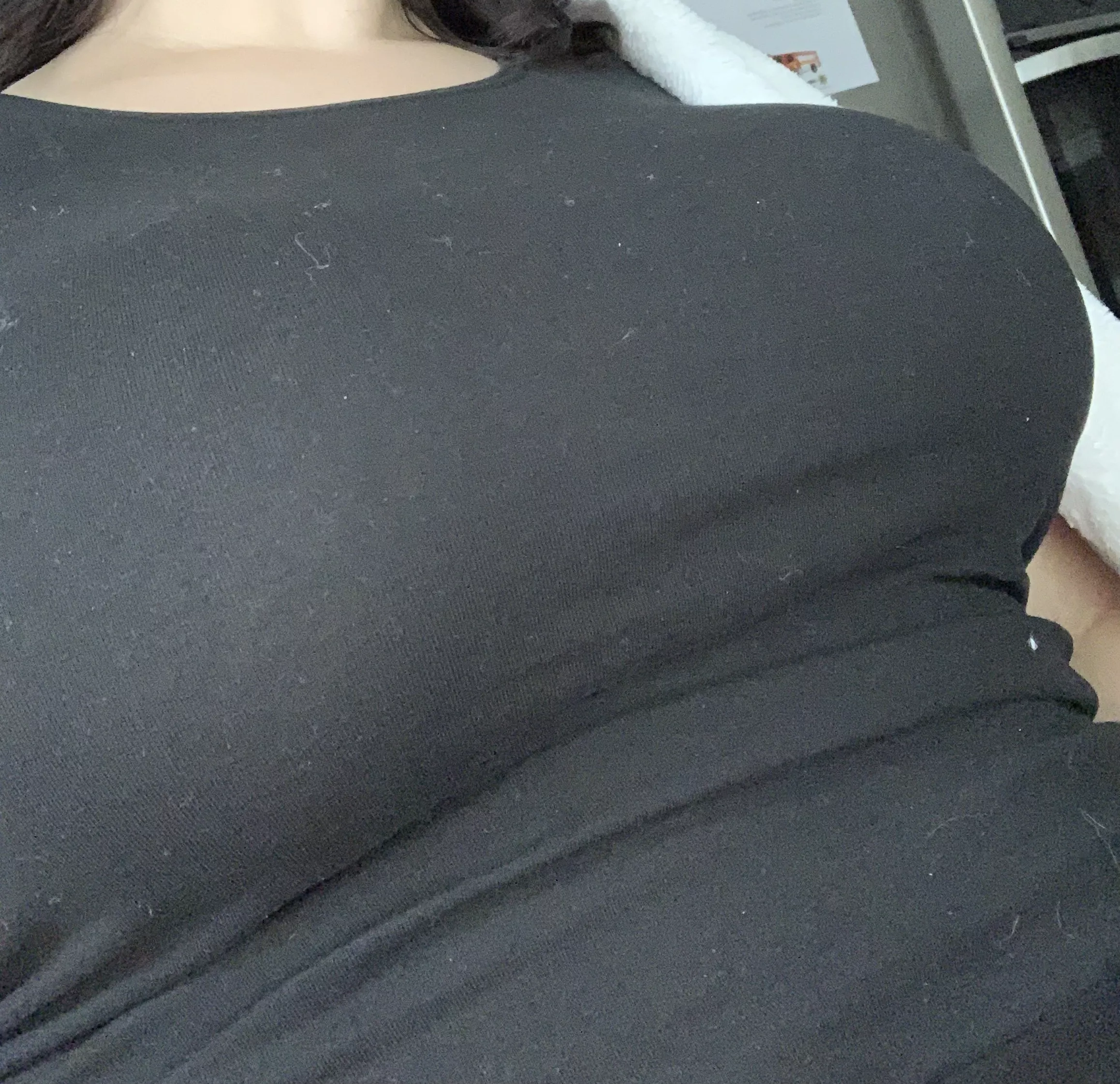 Working from home! I just love the braless feel and look. What do you prefer, with or without?