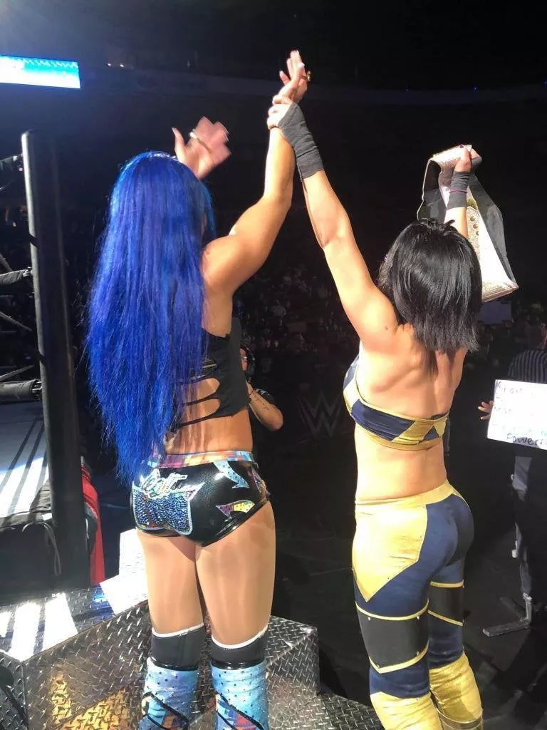 Would love Sasha riding me as Bayley sits on my face