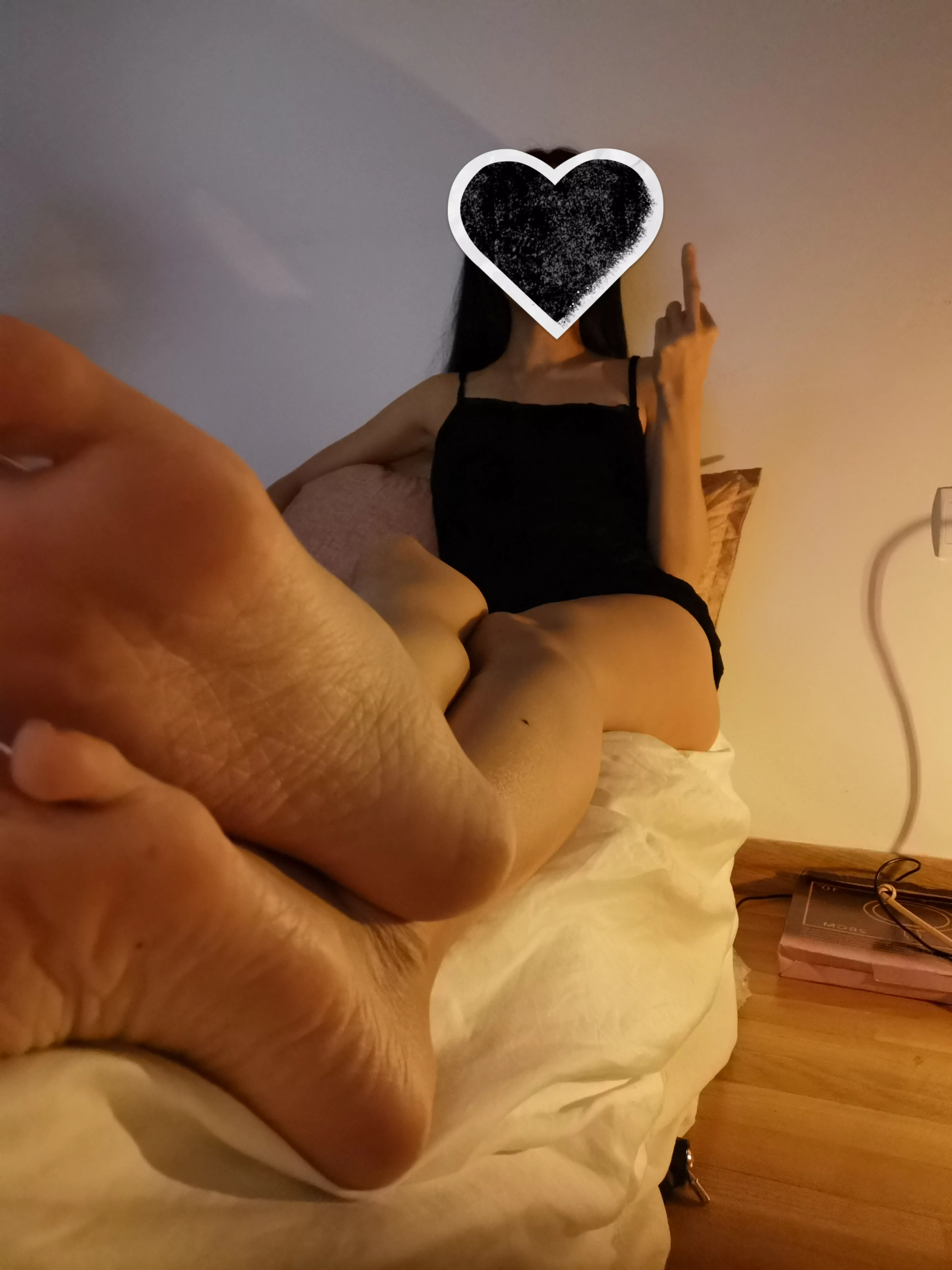 Would you be the good boy who lick my feet clean before I sleep? [domme]