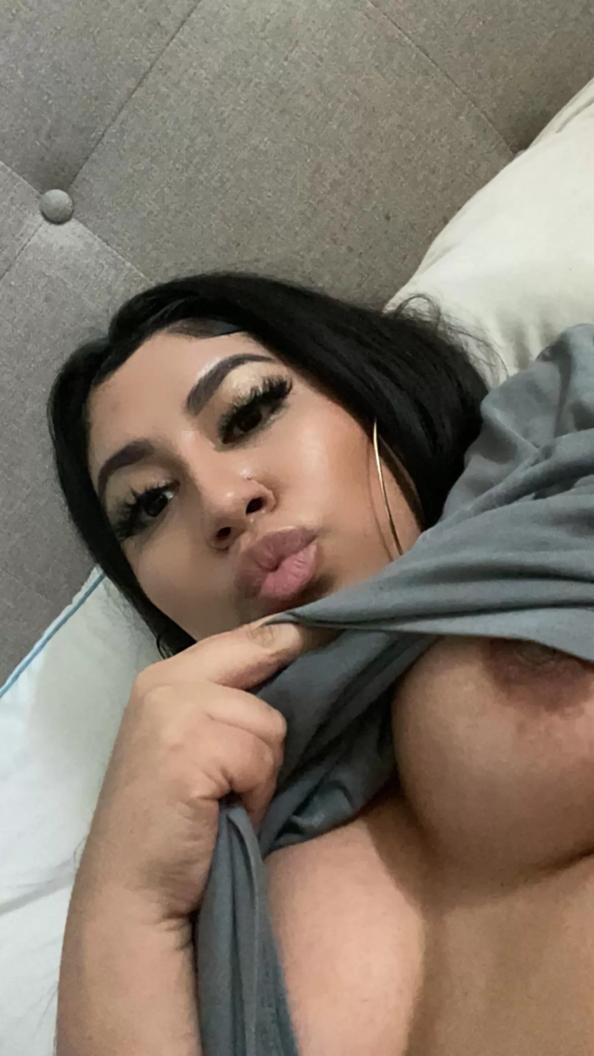 Would you cum on my face or my pretty titties? ðŸ˜ˆ