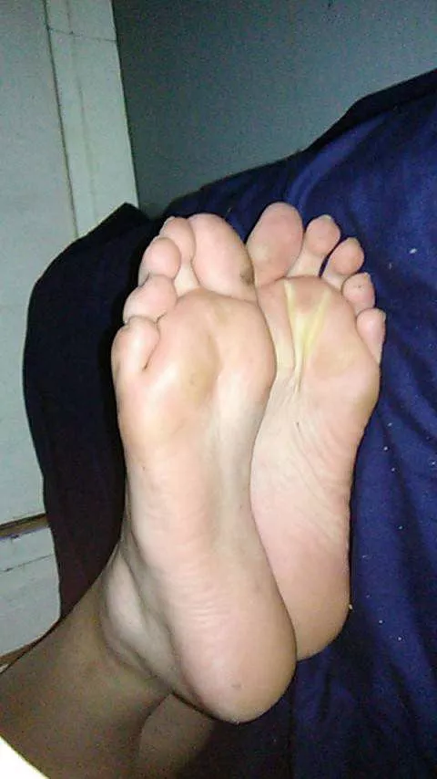 Would you cum on Nicky's sleeping soles??